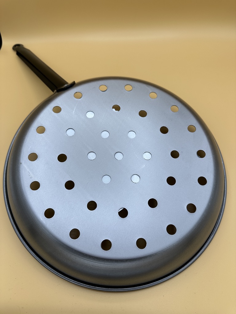 Poêle à Châtaignes La Ideal - 28 Cm - Pour Gaz Ou Bois - Revêtement Tôle Poli - Neuf