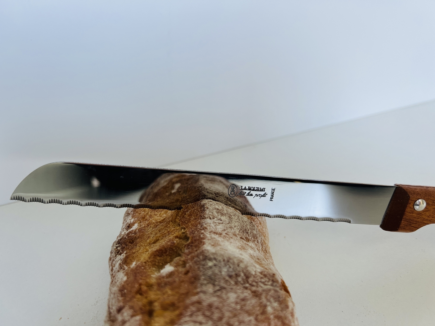 Couteau à pain "les gourmets" - 20 cm