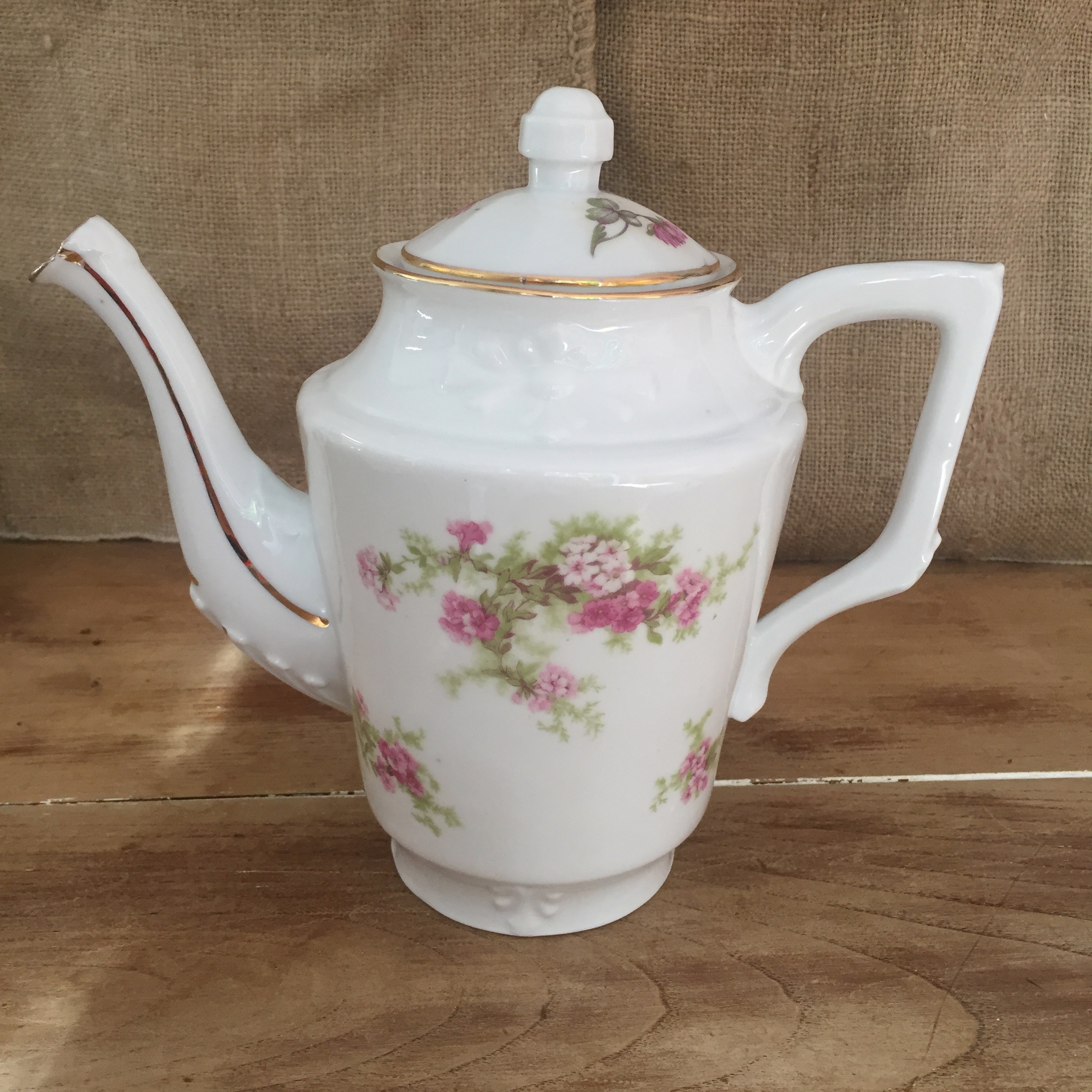 cafetière théiere limoge porcelaine 11 brocante chineuse de merveilles