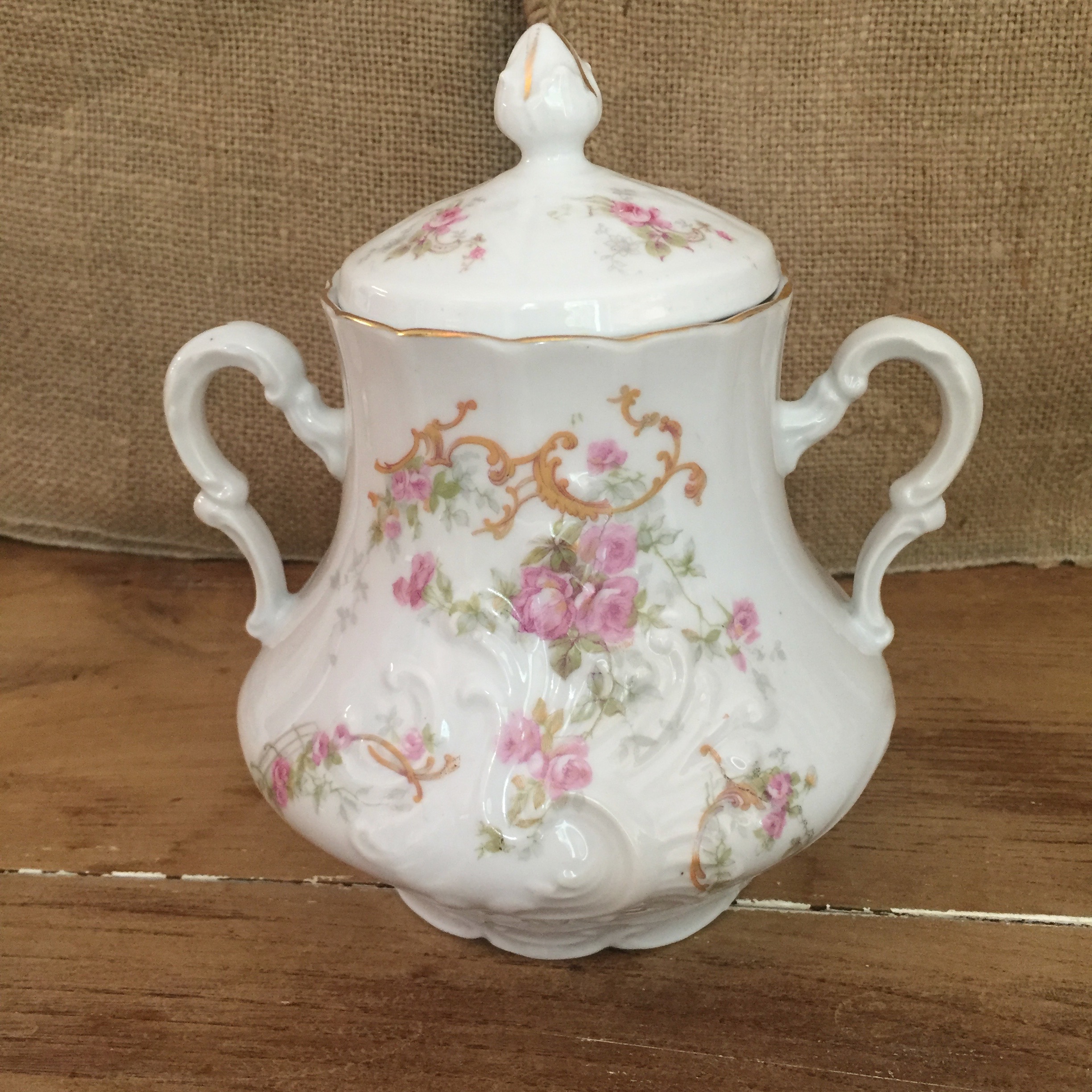 sucrier pot 26 vaisselles anciennes porcelaine brocante chineuse de merveilles 26