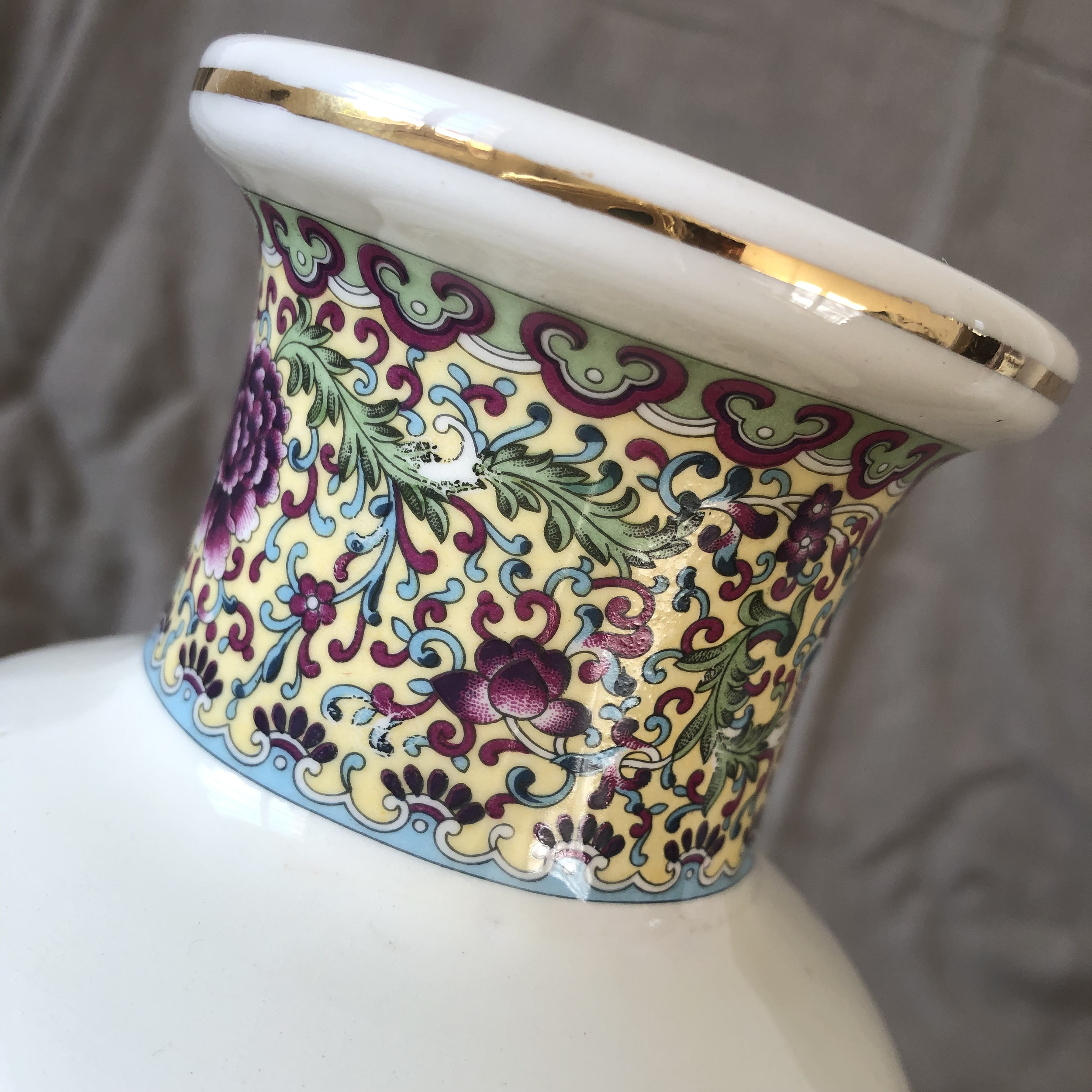 chineuse de merveilles brocante vaisselles anciennes, vase IMG_1362