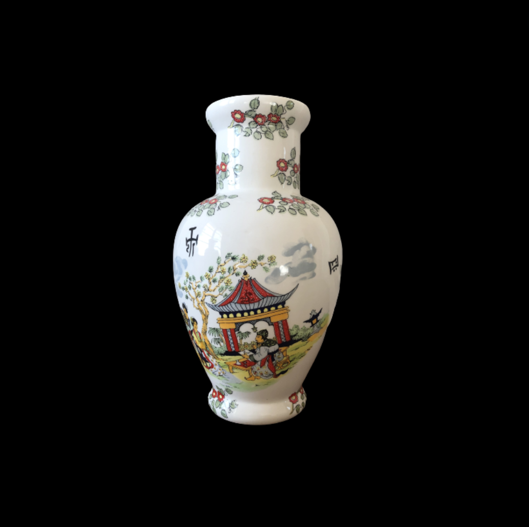 Vase chinois calligraphes