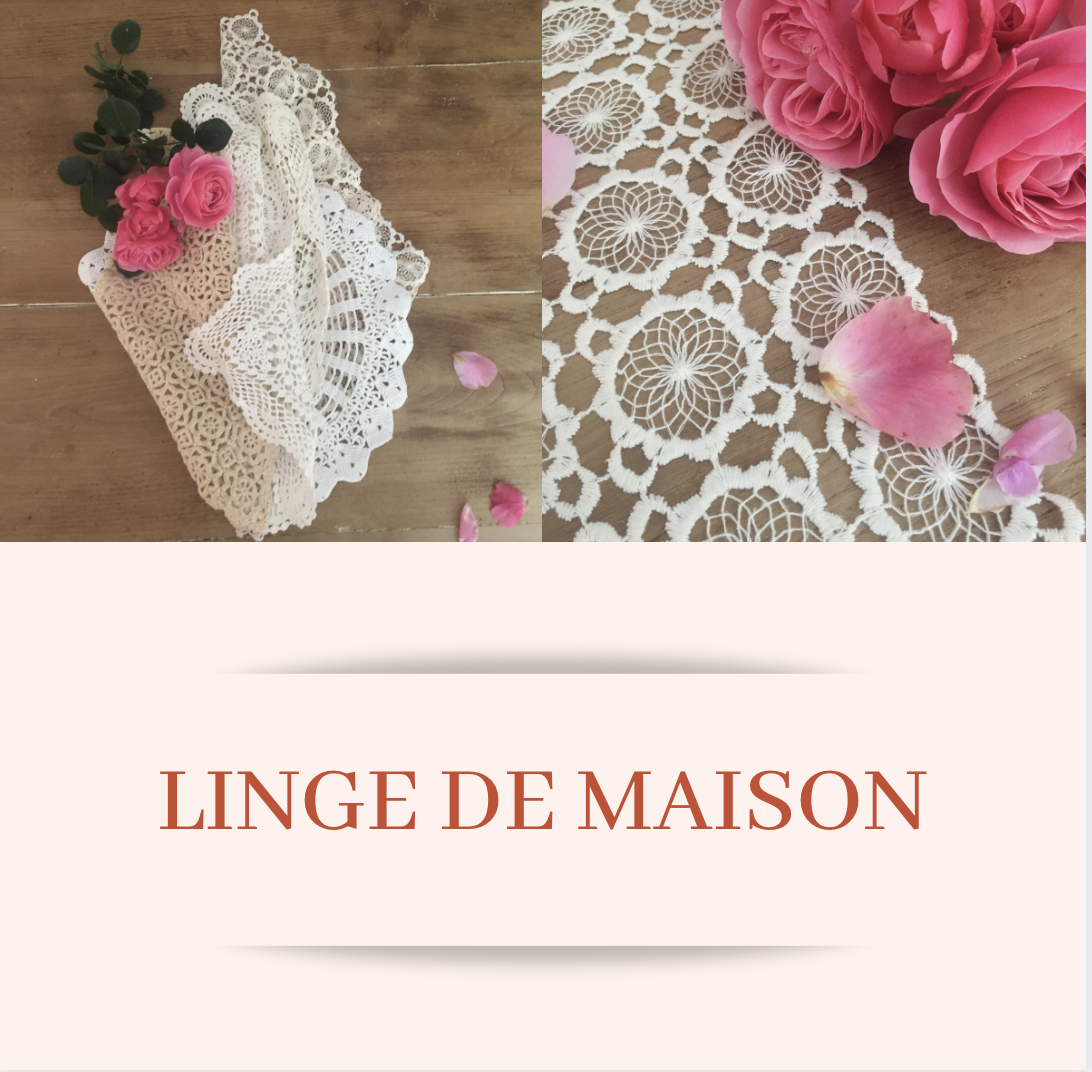 chineuse de merveilles brocante linde de maison nappes napperons