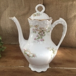 cafetière théière 14 porcelaine limoge vintage brocante chineuse de merveilles