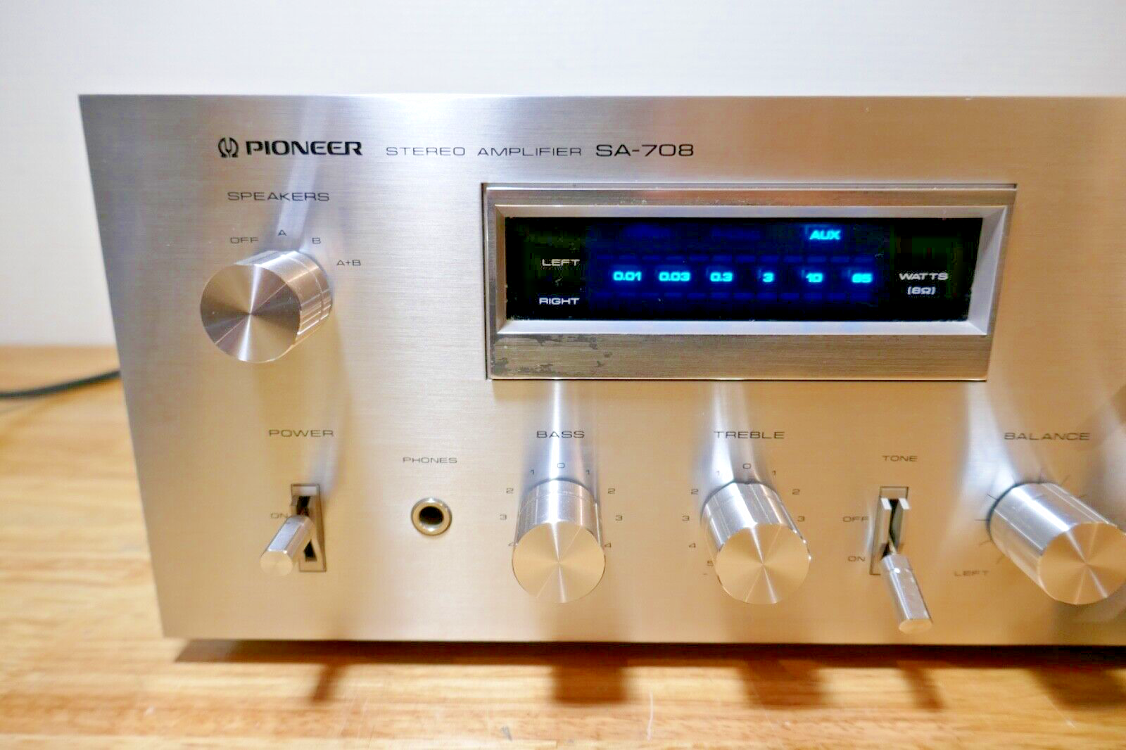 amplificateur amplifier pioneer sa-708 vintage occasion