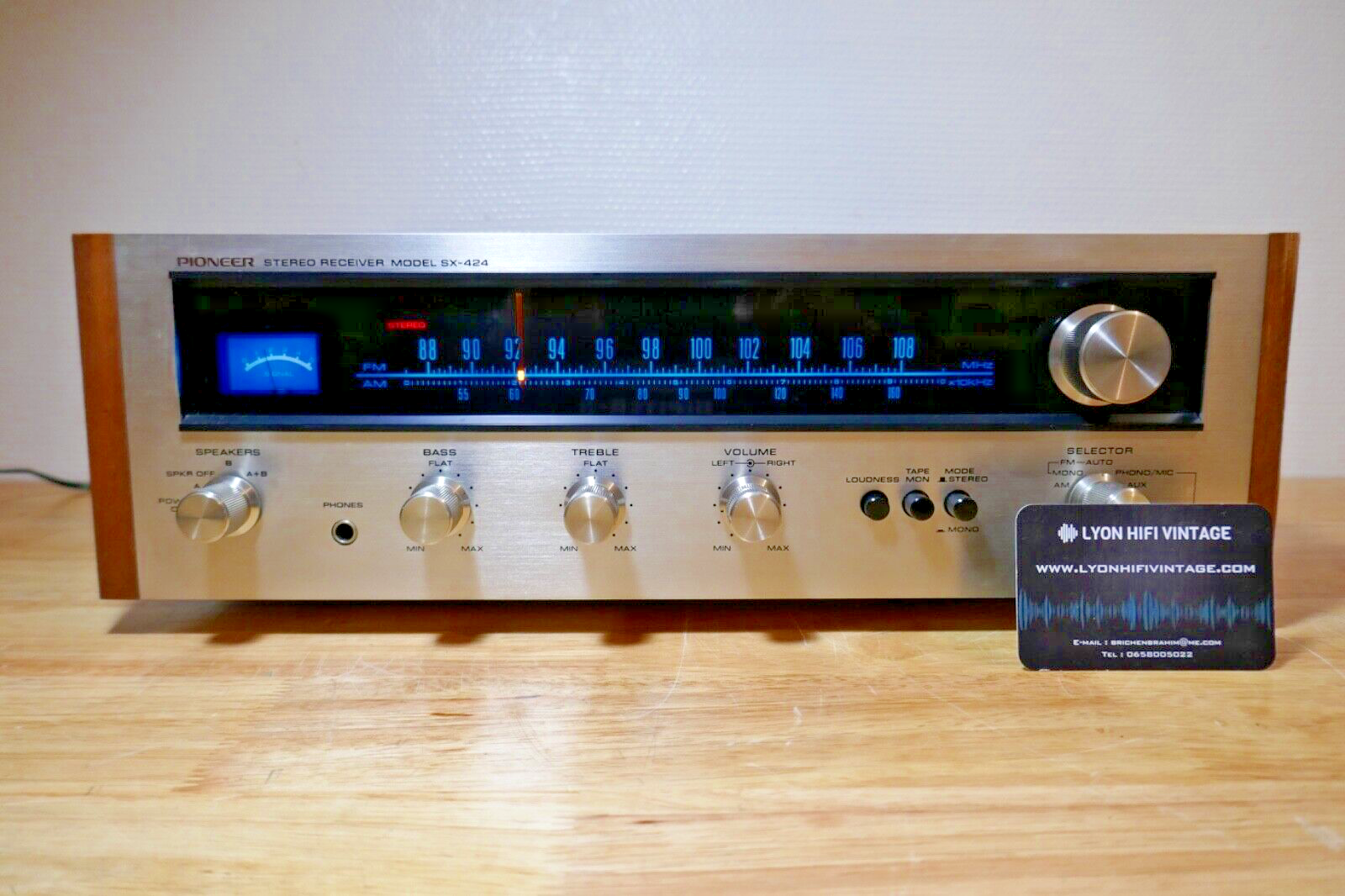 amplificateur amplifier pioneer sx-424 vintage occasion