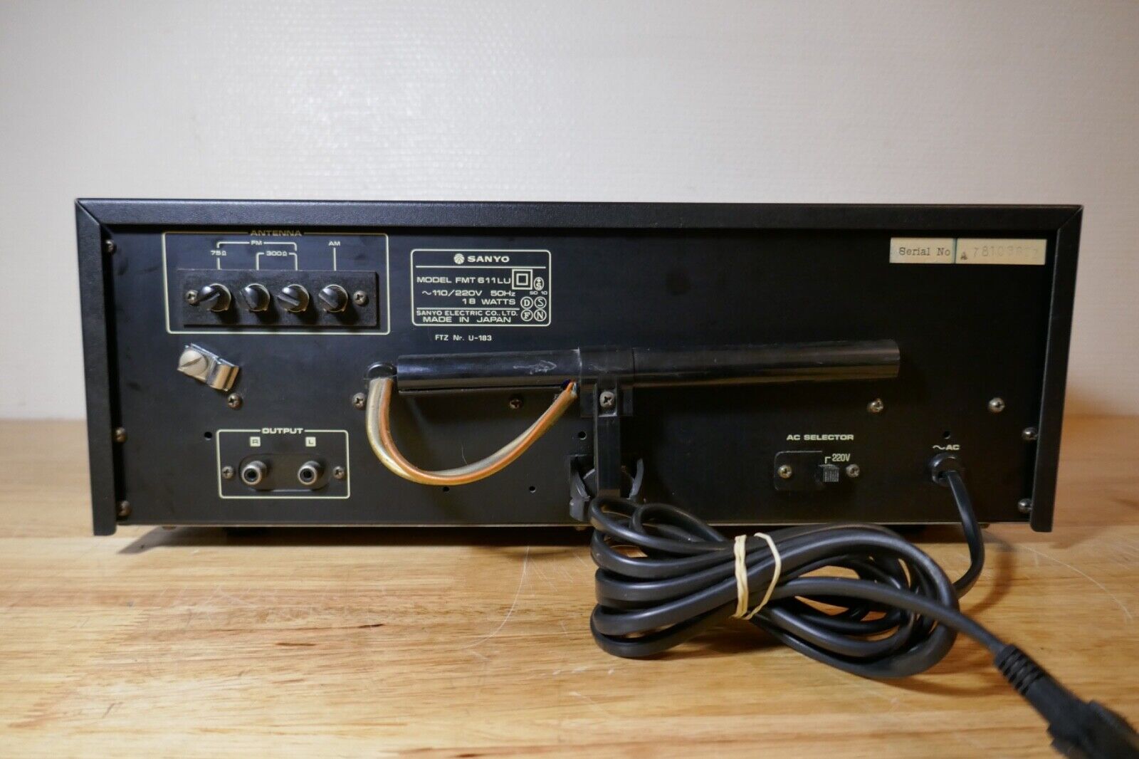 tuner radio sanyo 611lu vintage occasion