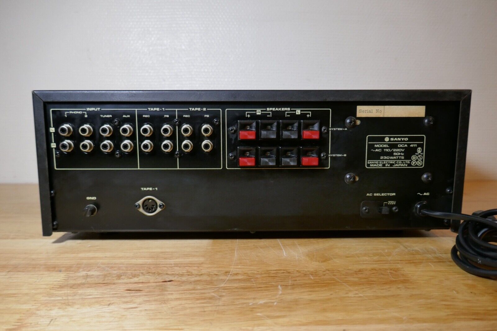 amplificateur amplifier sanyo dca411 vintage occasion