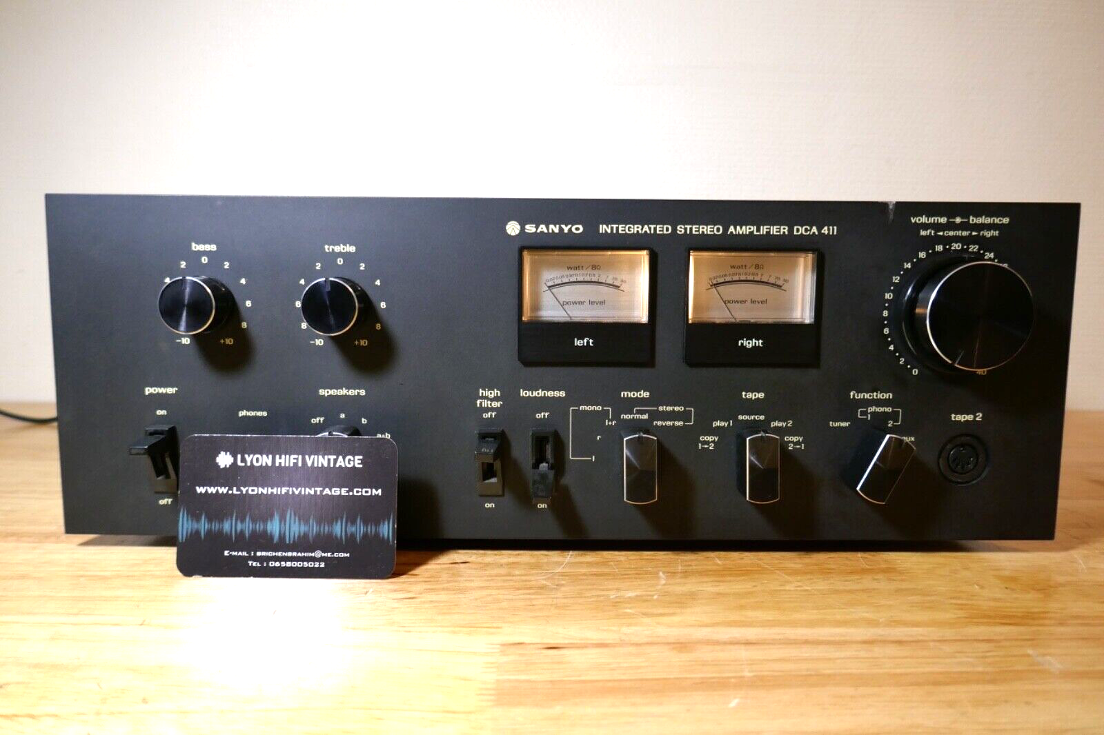 amplificateur amplifier sanyo dca411 vintage occasion