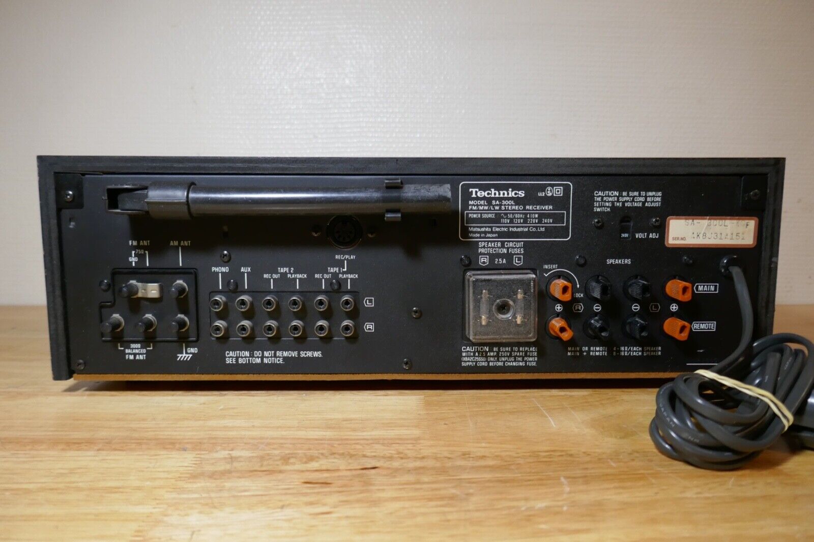amplificateur amplifier technics sa-300l vintage occasion