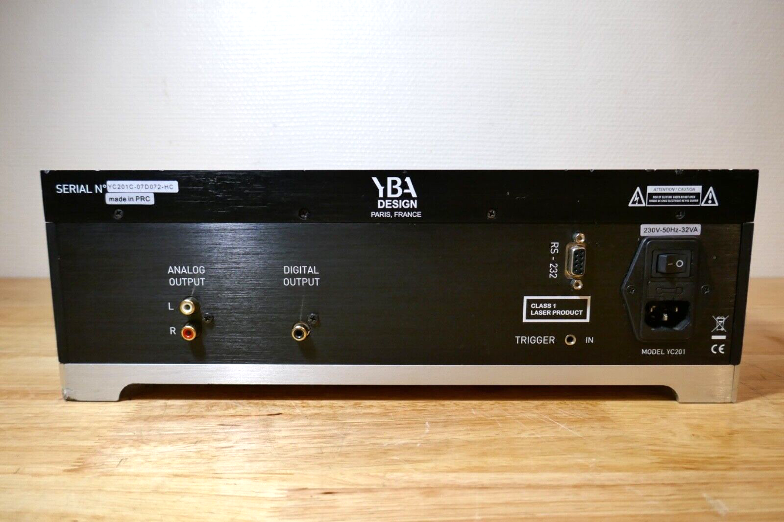 lecteur compact disc player yba design yc 201 vintage occasion