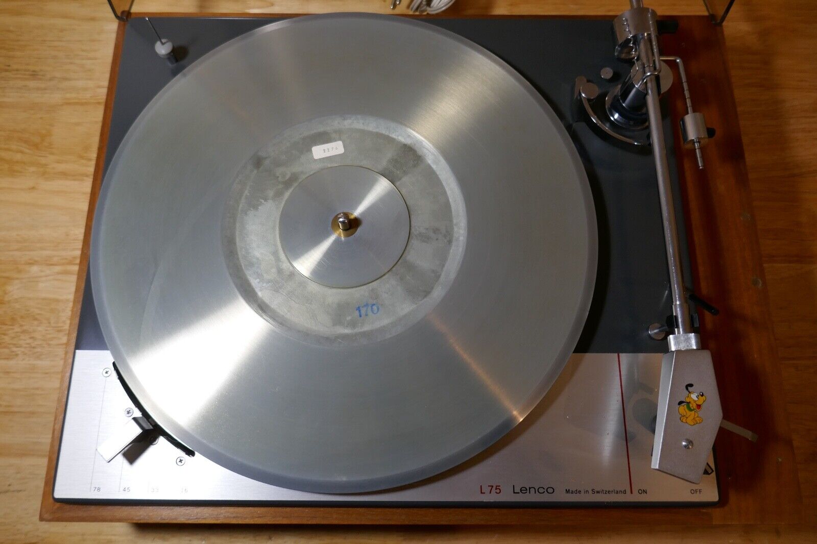 platine vinyle turntable lenco l 75 vintage occasion