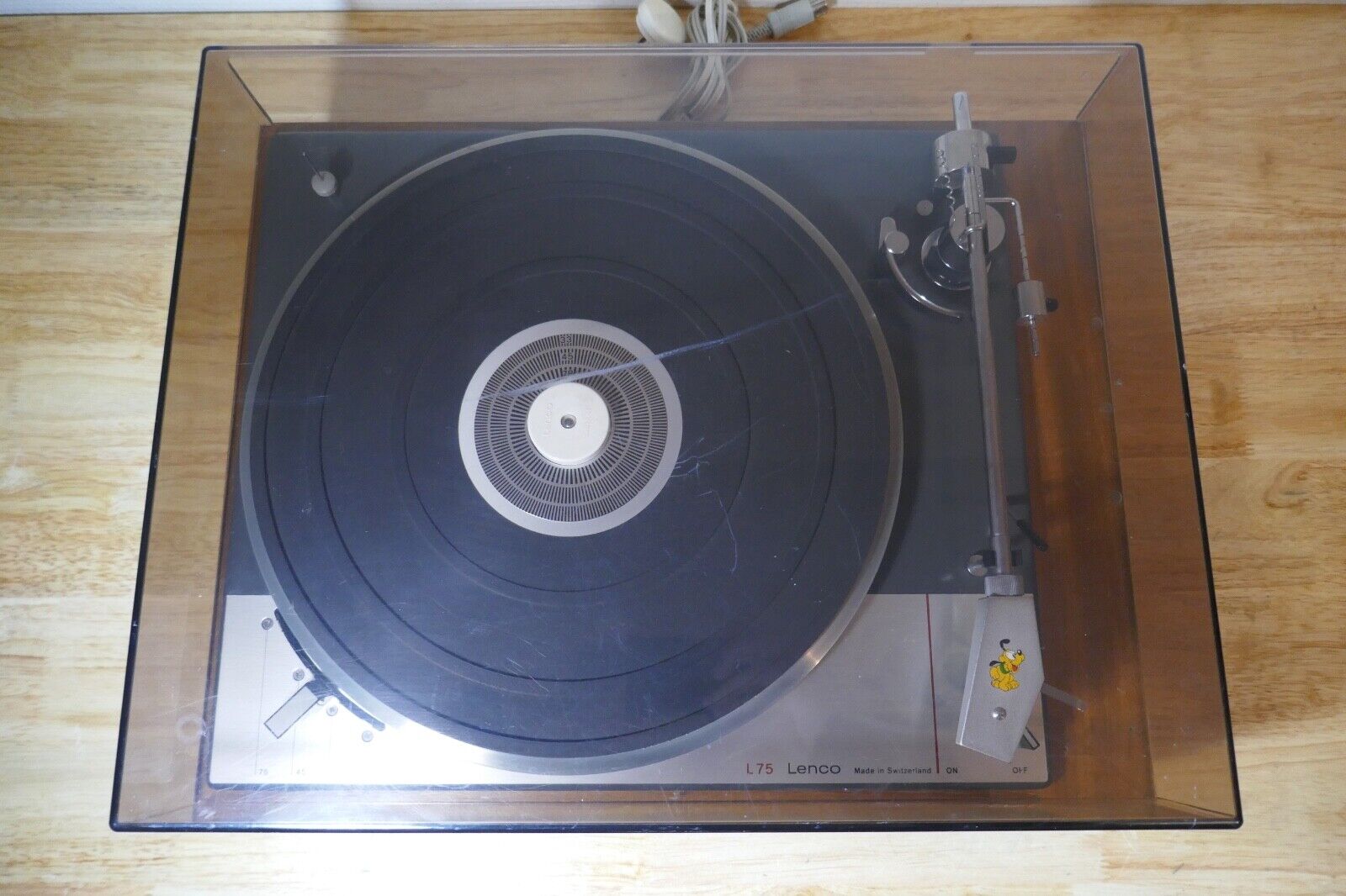 platine vinyle turntable lenco l 75 vintage occasion