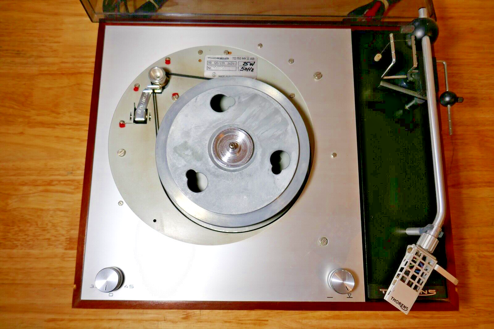 platine vinyle turntable THORENS TD 150 MKII vintage occasion