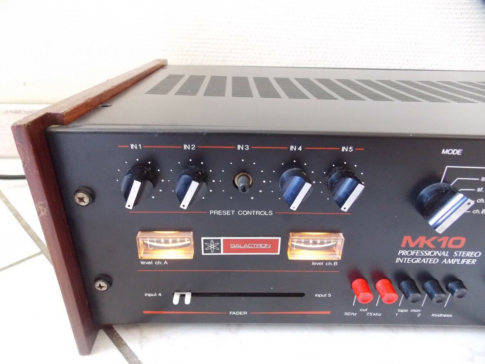 amplificateur amplifier galactron MK 10 vintage occasion