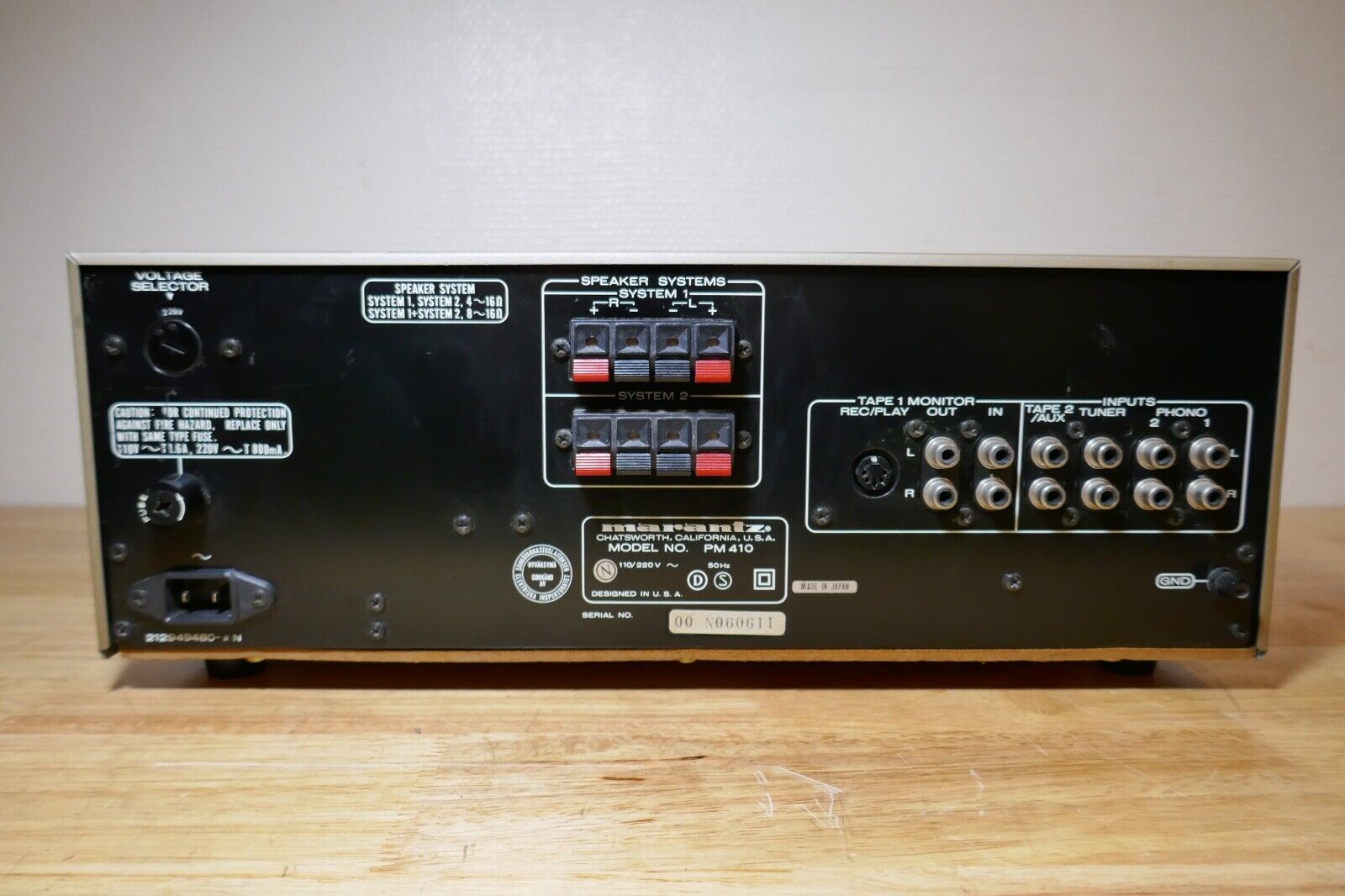 amplificateur amplifier MARANTZ pm410 vintage occasion