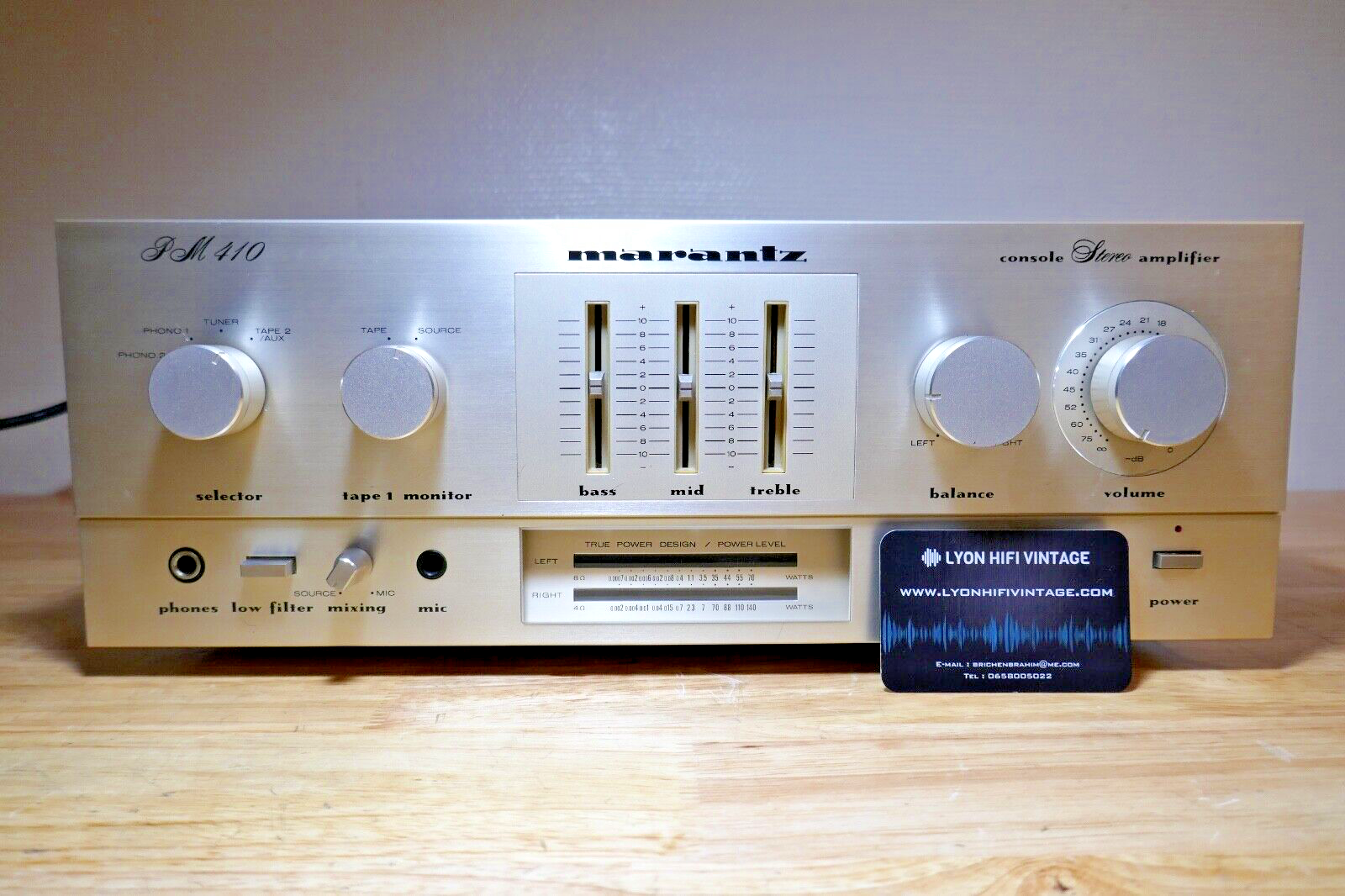 amplificateur amplifier MARANTZ pm410 vintage occasion