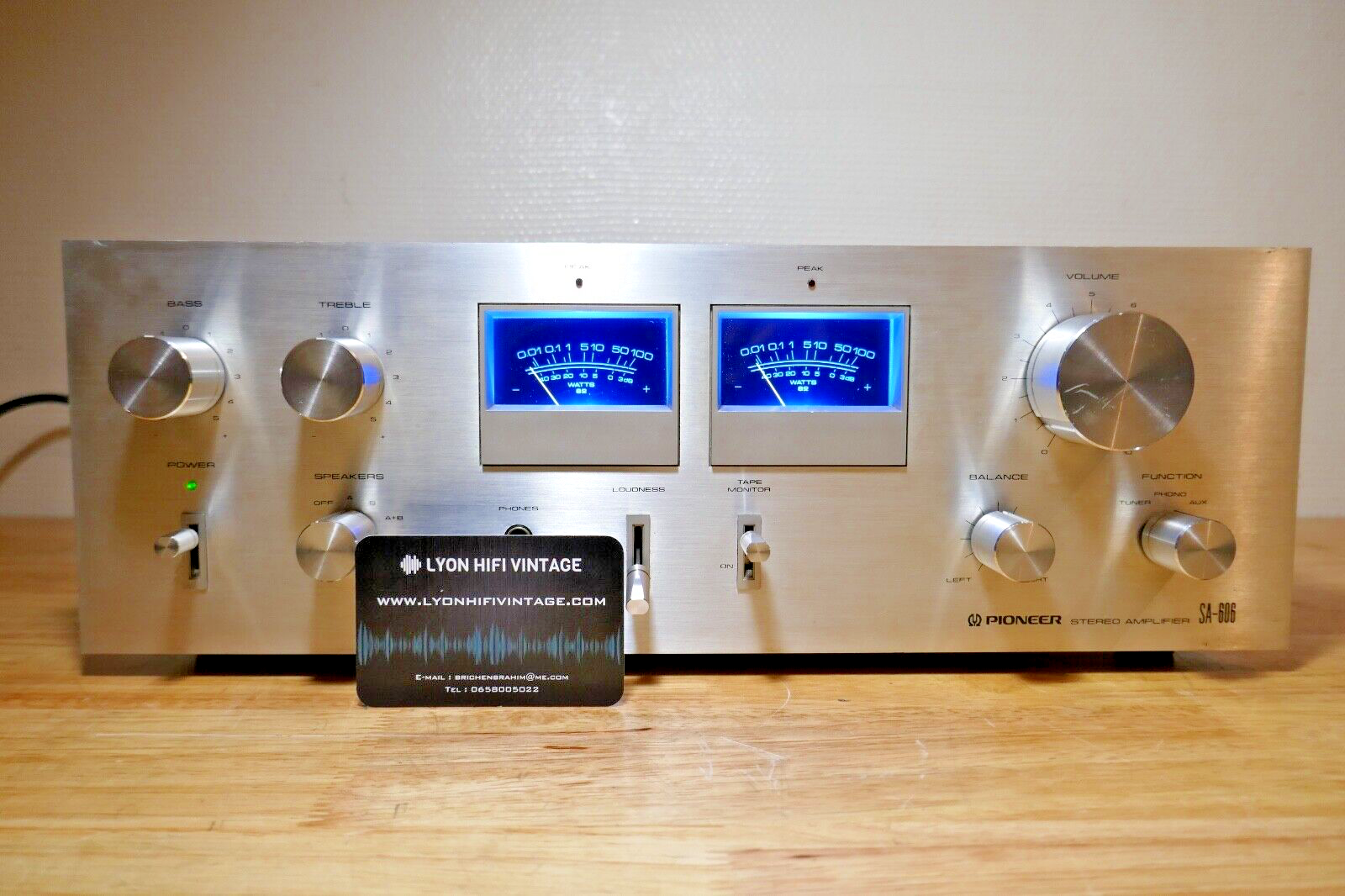 amplificateur amplifier pioneer sa-606 vintage occasion
