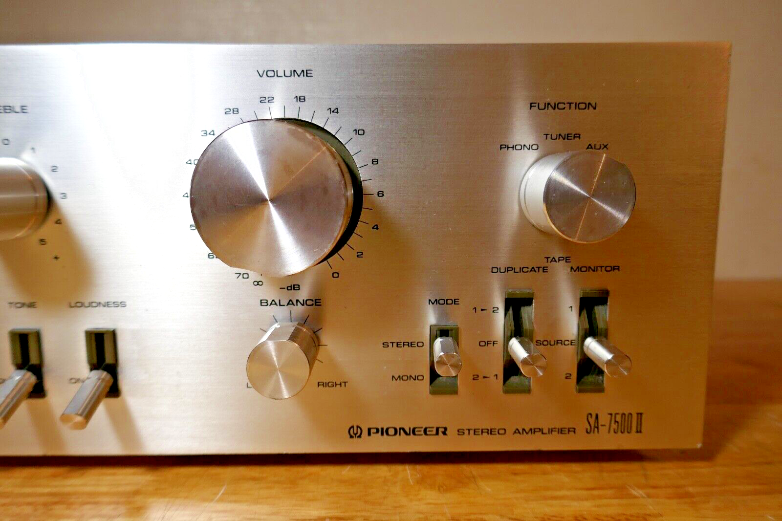 amplificateur amplifier pioneer sa-7500 II vintage occasion