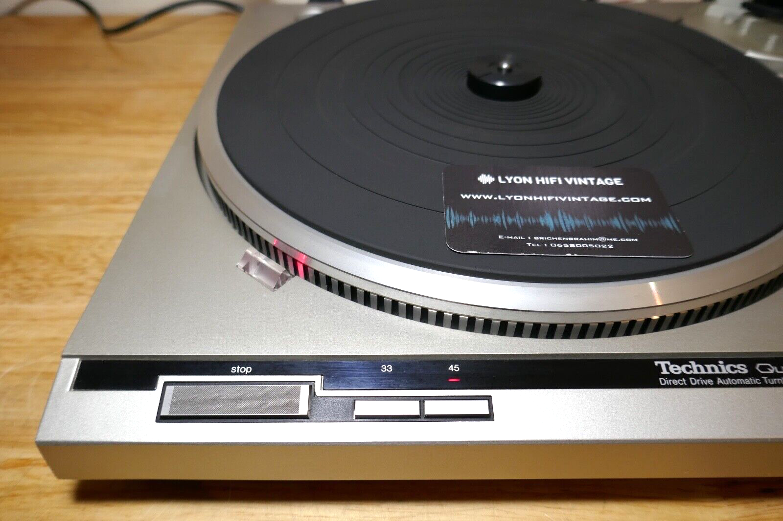 platine vinyle turntable technics sl-q202 vintage occasion