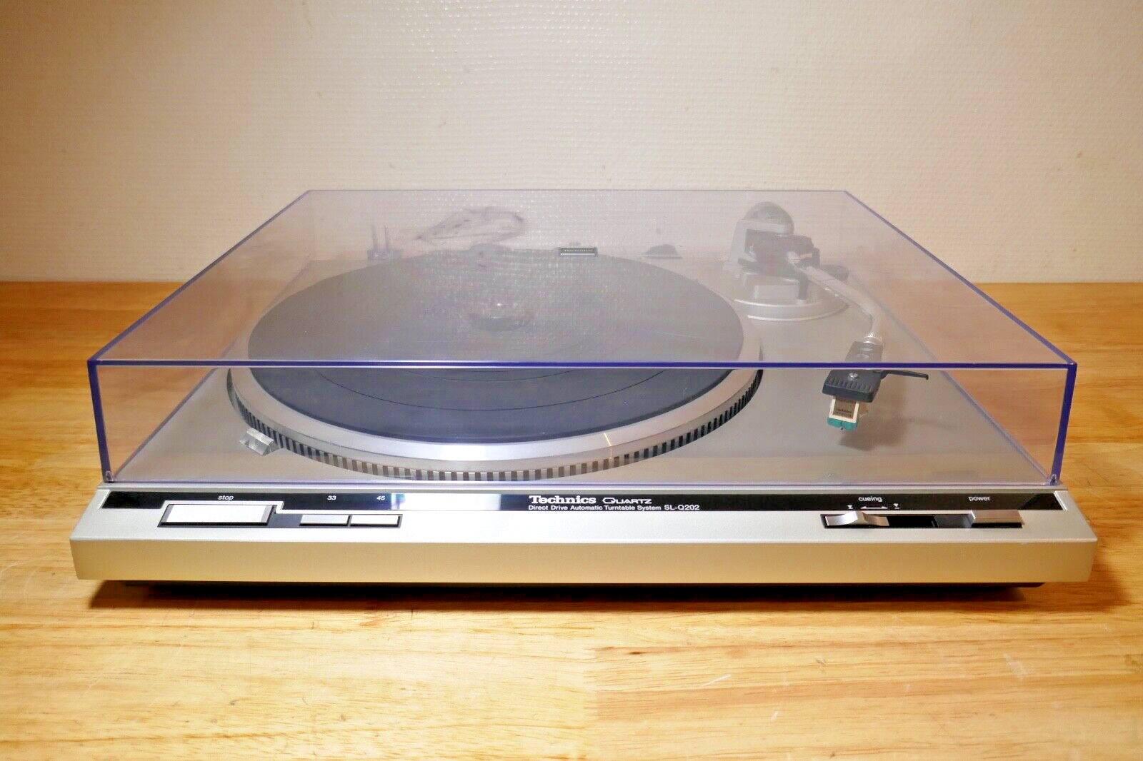 platine vinyle turntable technics sl-q202 vintage occasion