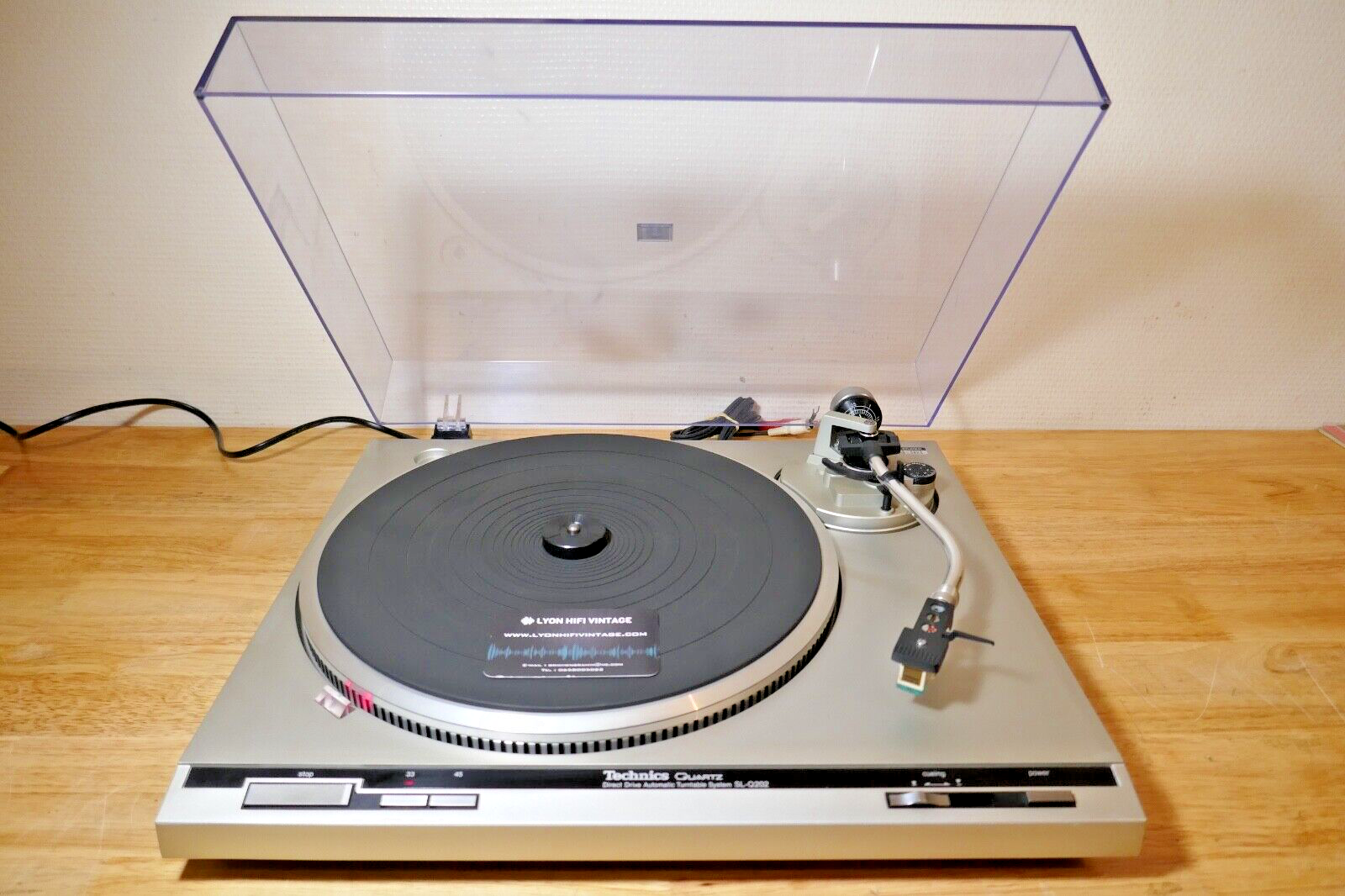 platine vinyle turntable technics sl-q202 vintage occasion