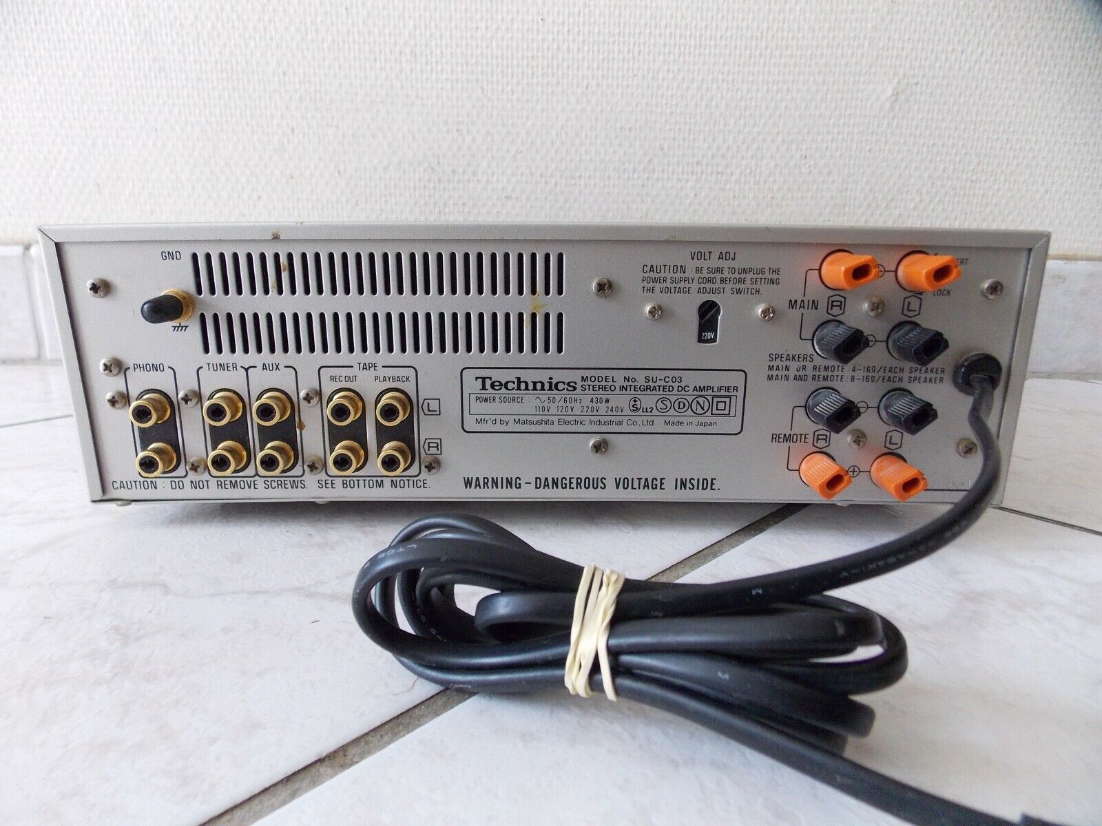 amplificateur amplifier technics SU-C 03 vintage occasion