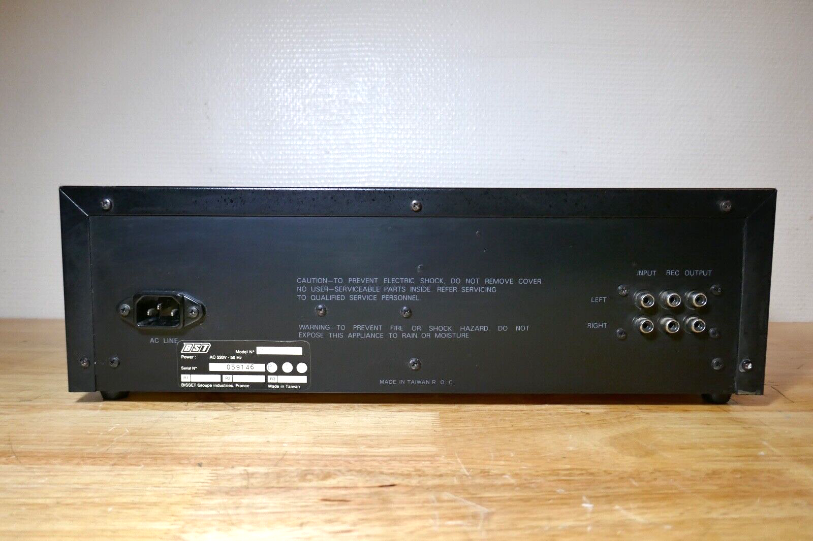 egaliseur equalizer bst CTT70 vintage occasion