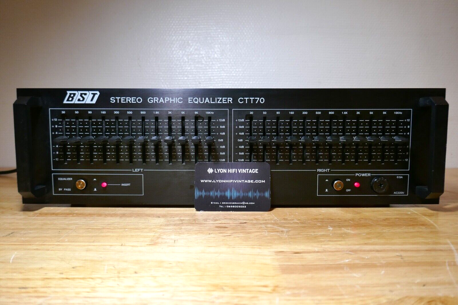 egaliseur equalizer bst CTT70 vintage occasion