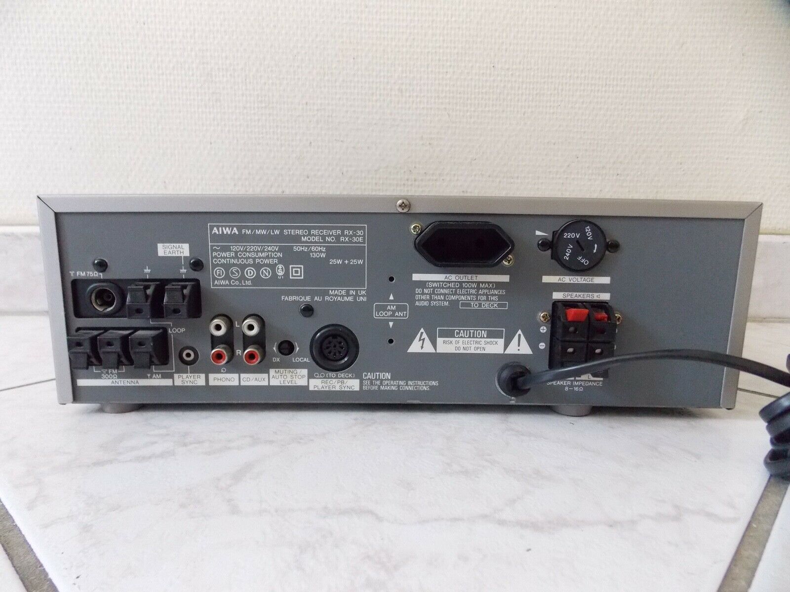 amplificateur amplifier aiwa RX-30 vintage occasion