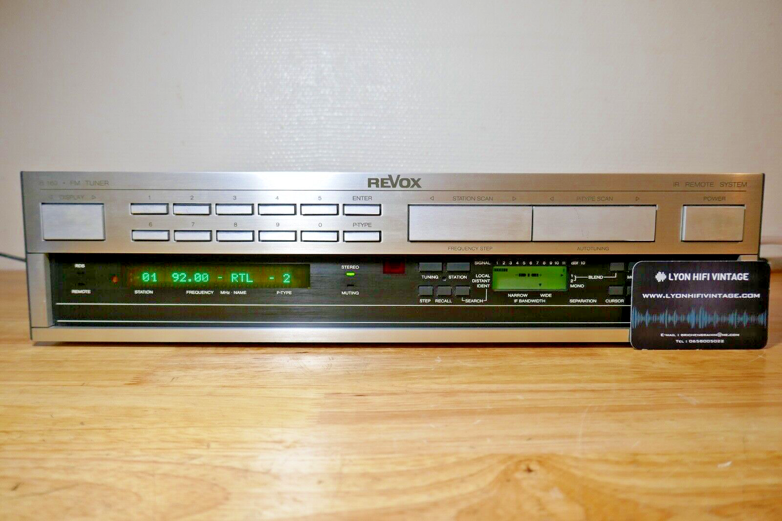 Tuner Radio Revox B 160 vintage occasion