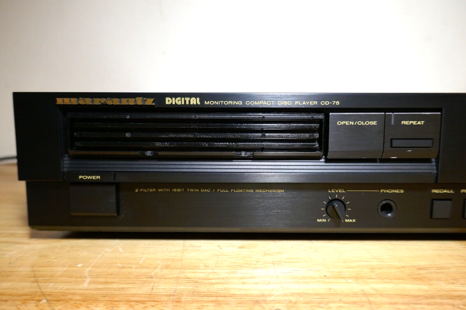 lecteur compact disc player marantz cd-75 vintage occasion