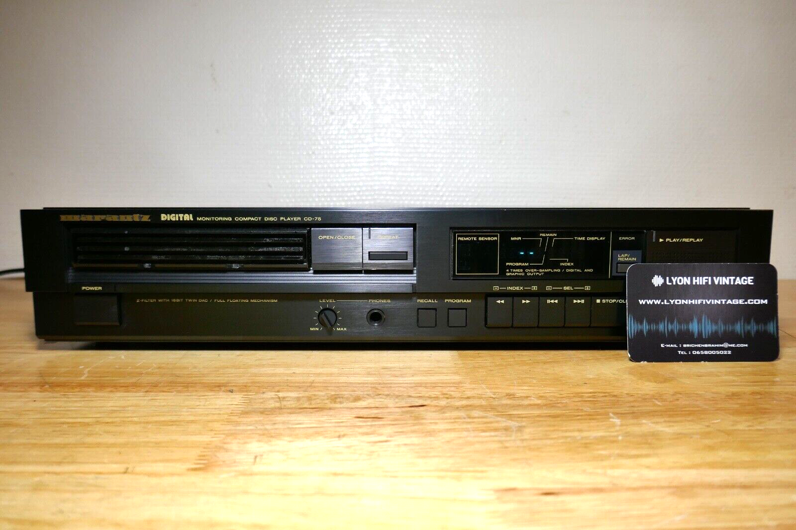 lecteur compact disc player marantz cd-75 vintage occasion
