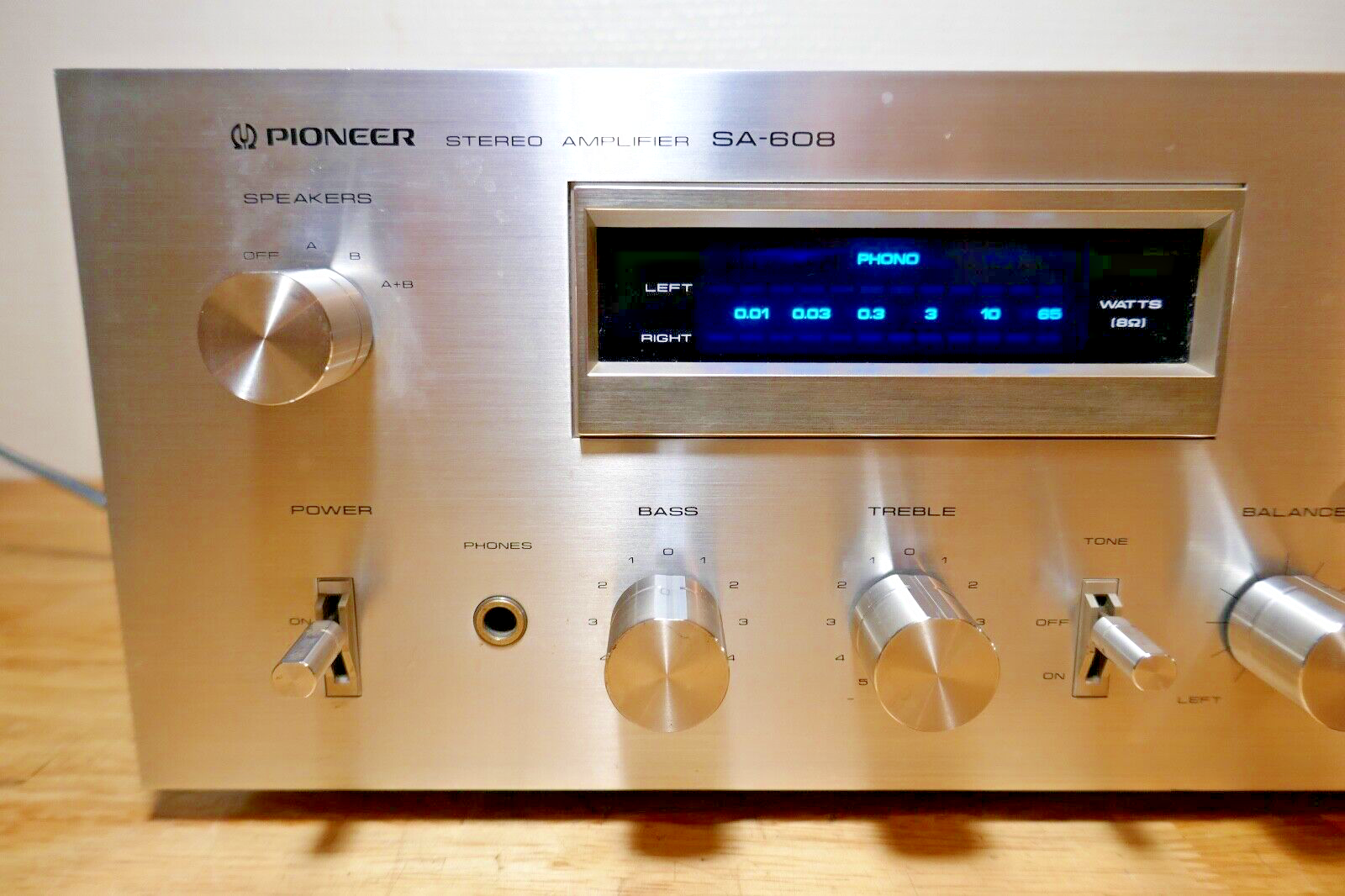 Plaque Inférieure Pour Amplificateur Pioneer SA-608 - Pièce D'occasion, Origine Japon