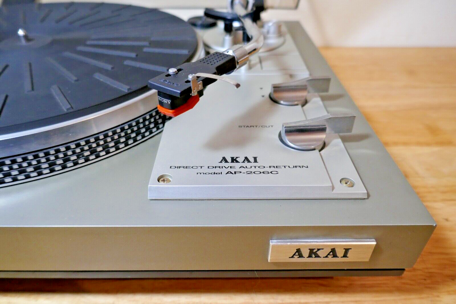 platine vinyle turntable akai ap-206c vintage occasion