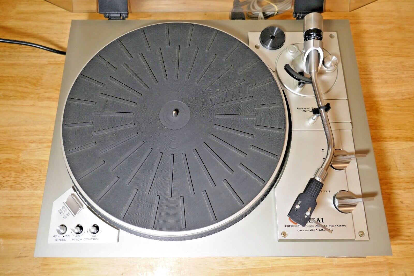 platine vinyle turntable akai ap-206c vintage occasion