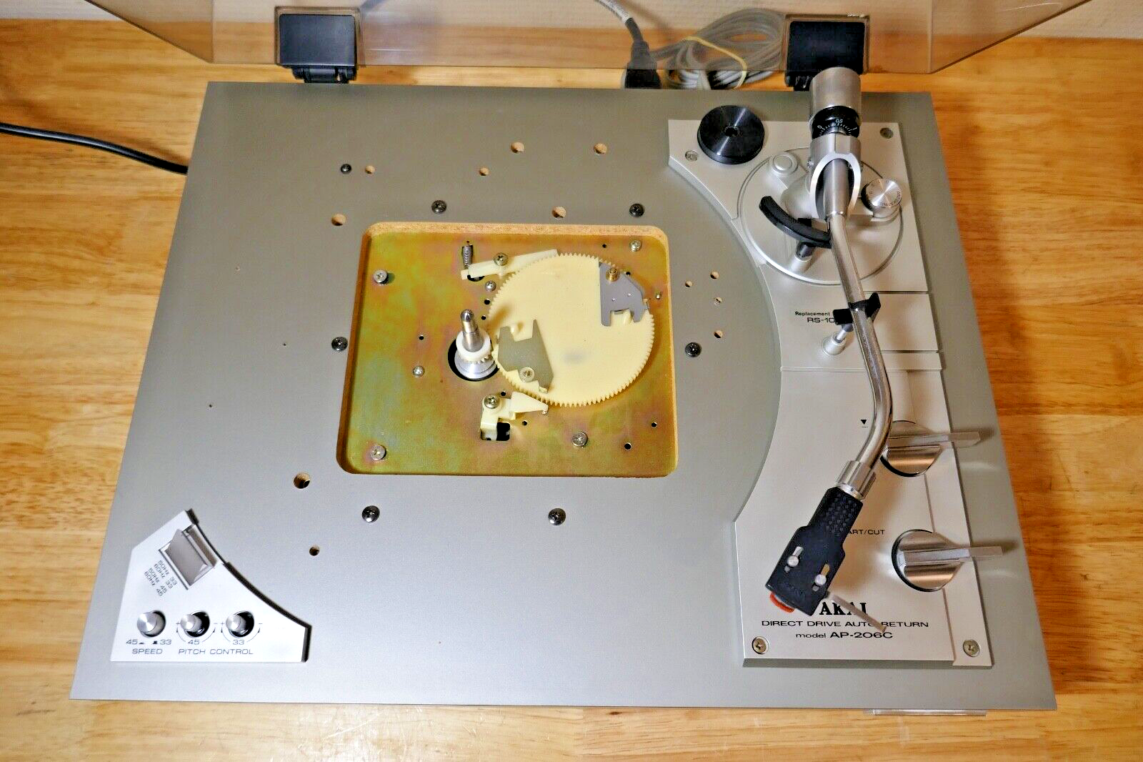 platine vinyle turntable akai ap-206c vintage occasion