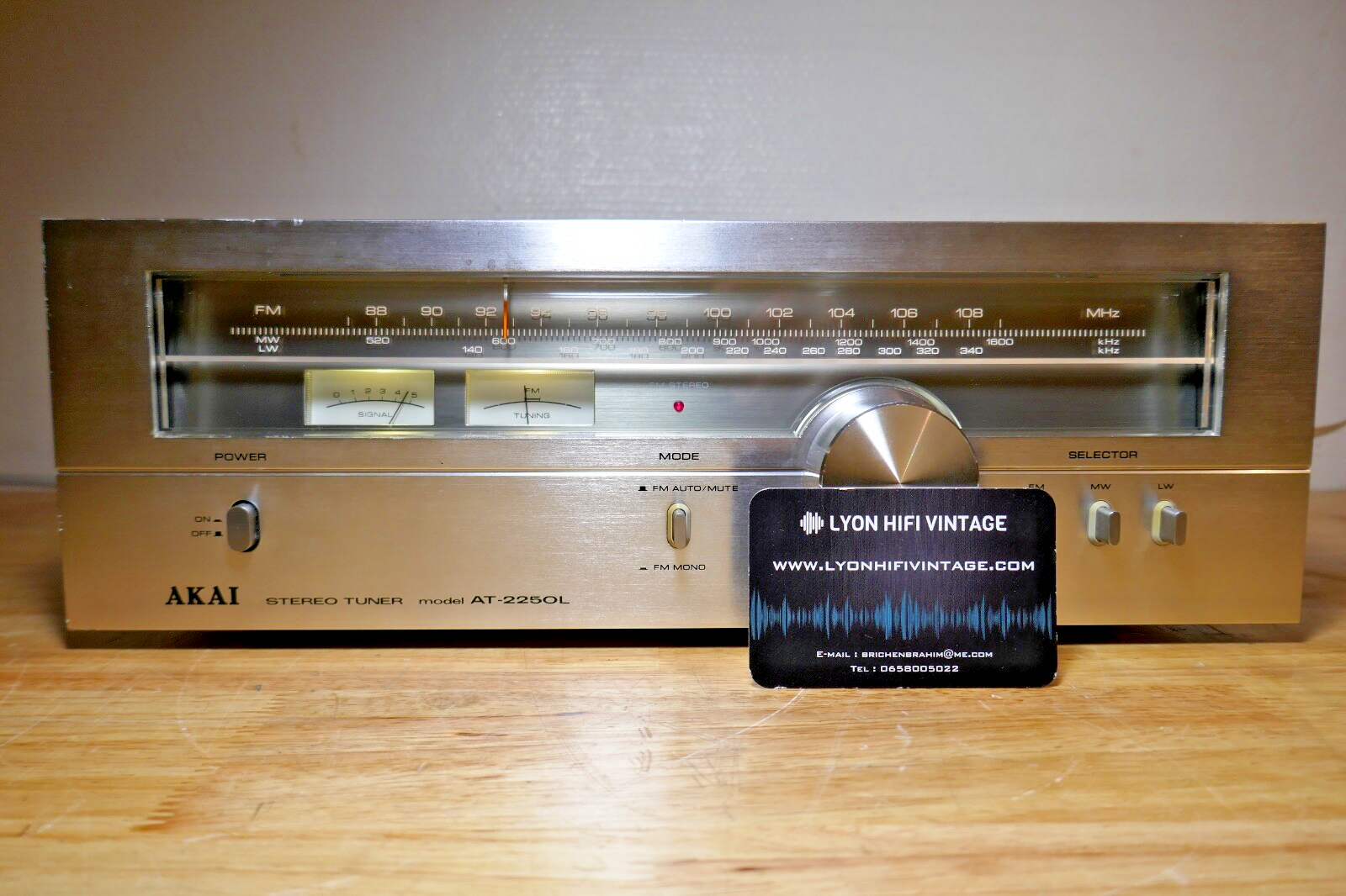 chaine hifi setup Akai 2250 vintage occasion