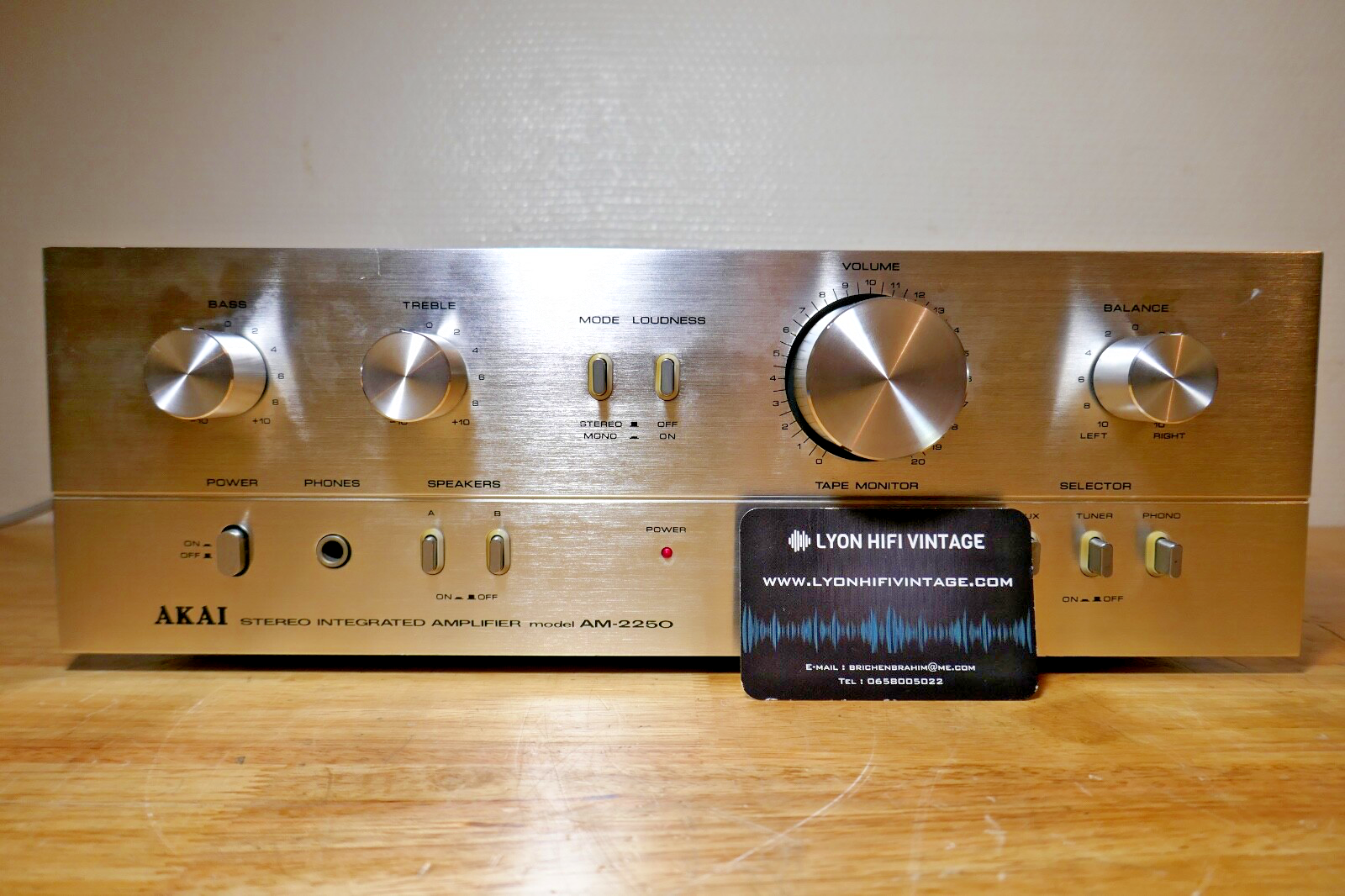 chaine hifi setup Akai 2250 vintage occasion