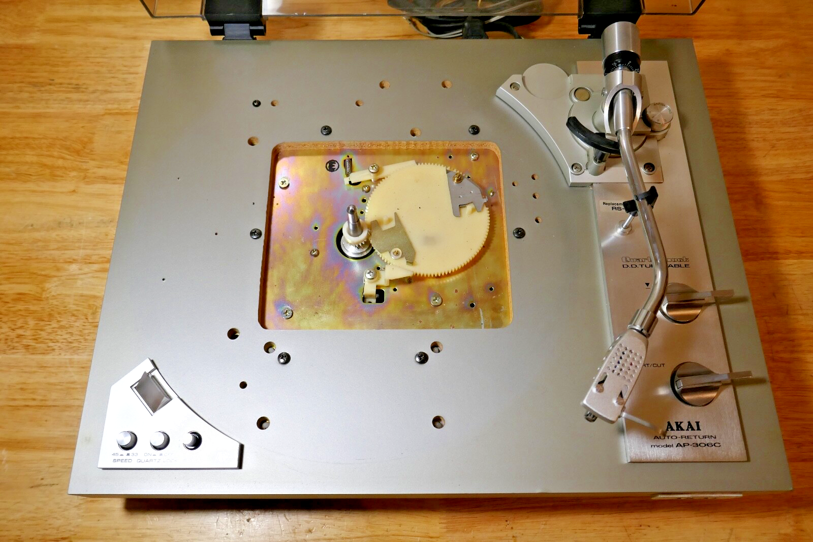 platine vinyle turntable akai ap-306C vintage occasion