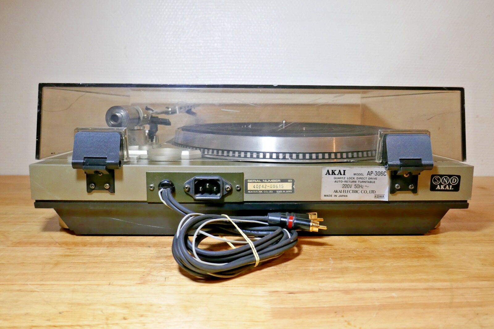 platine vinyle turntable akai ap-306C vintage occasion