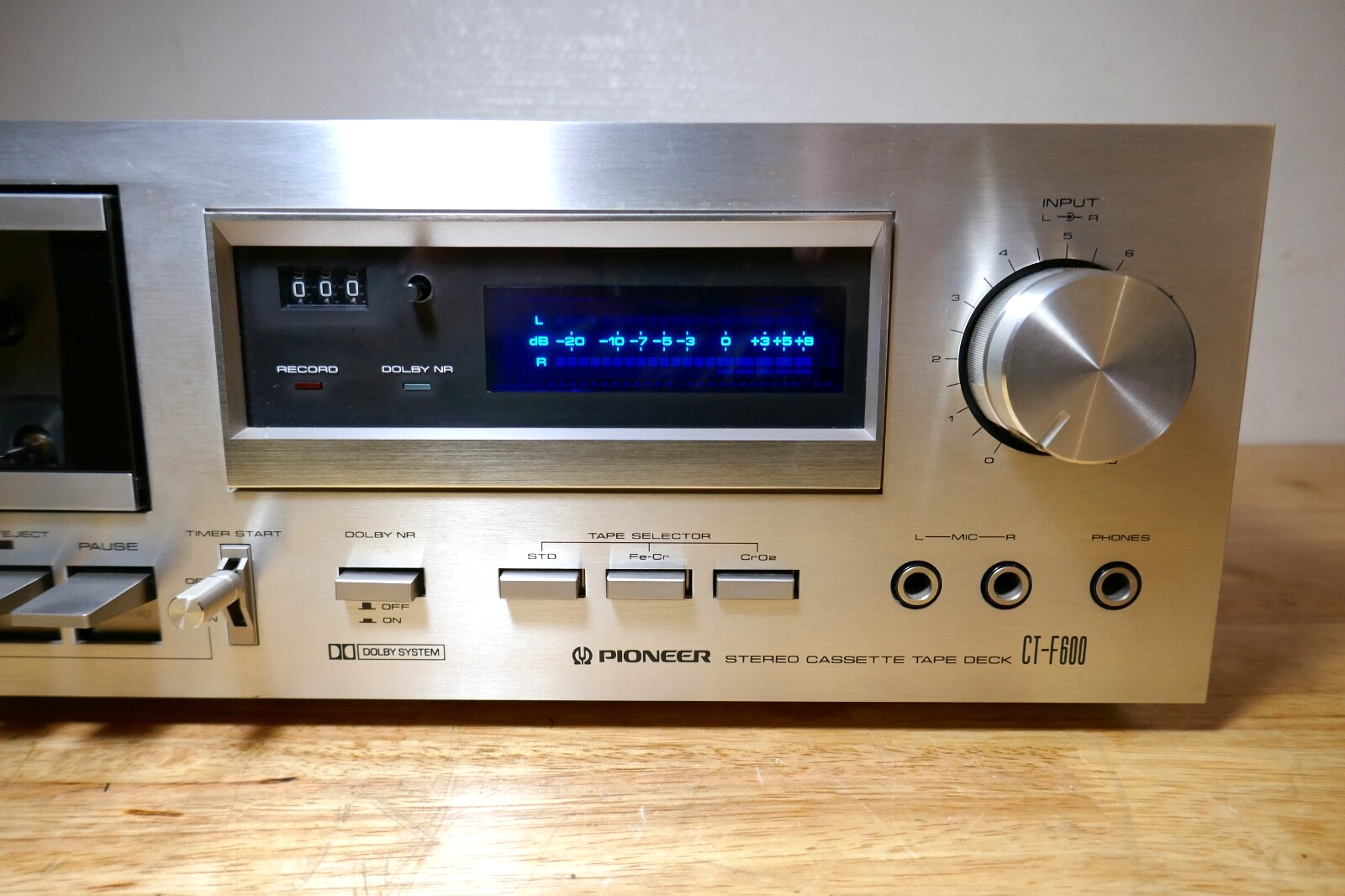 lecteur cassette tape deck pioneer ct-f600 vintage occasion