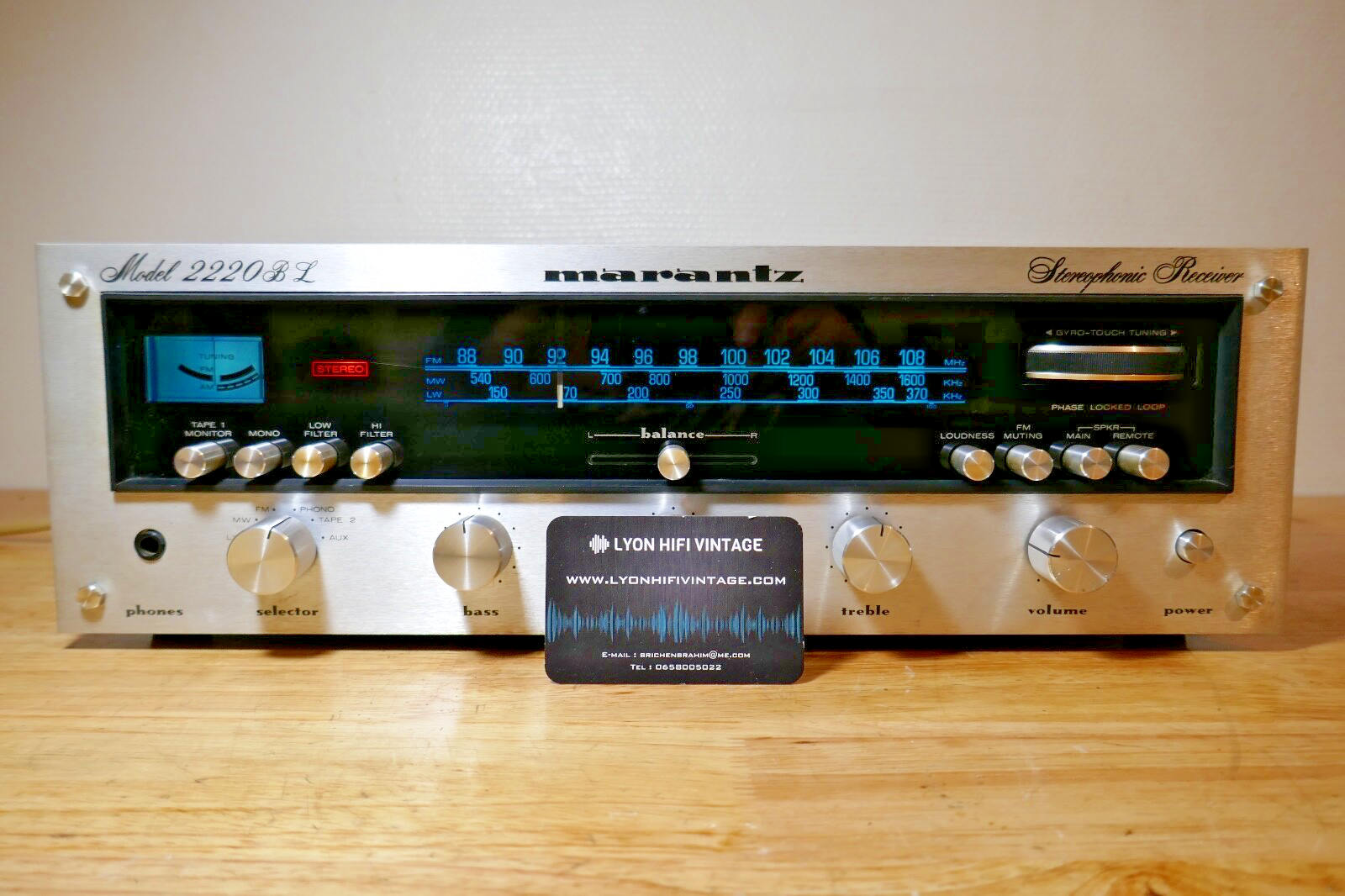 amplificateur amplifier marantz 2220 BL vintage occasion