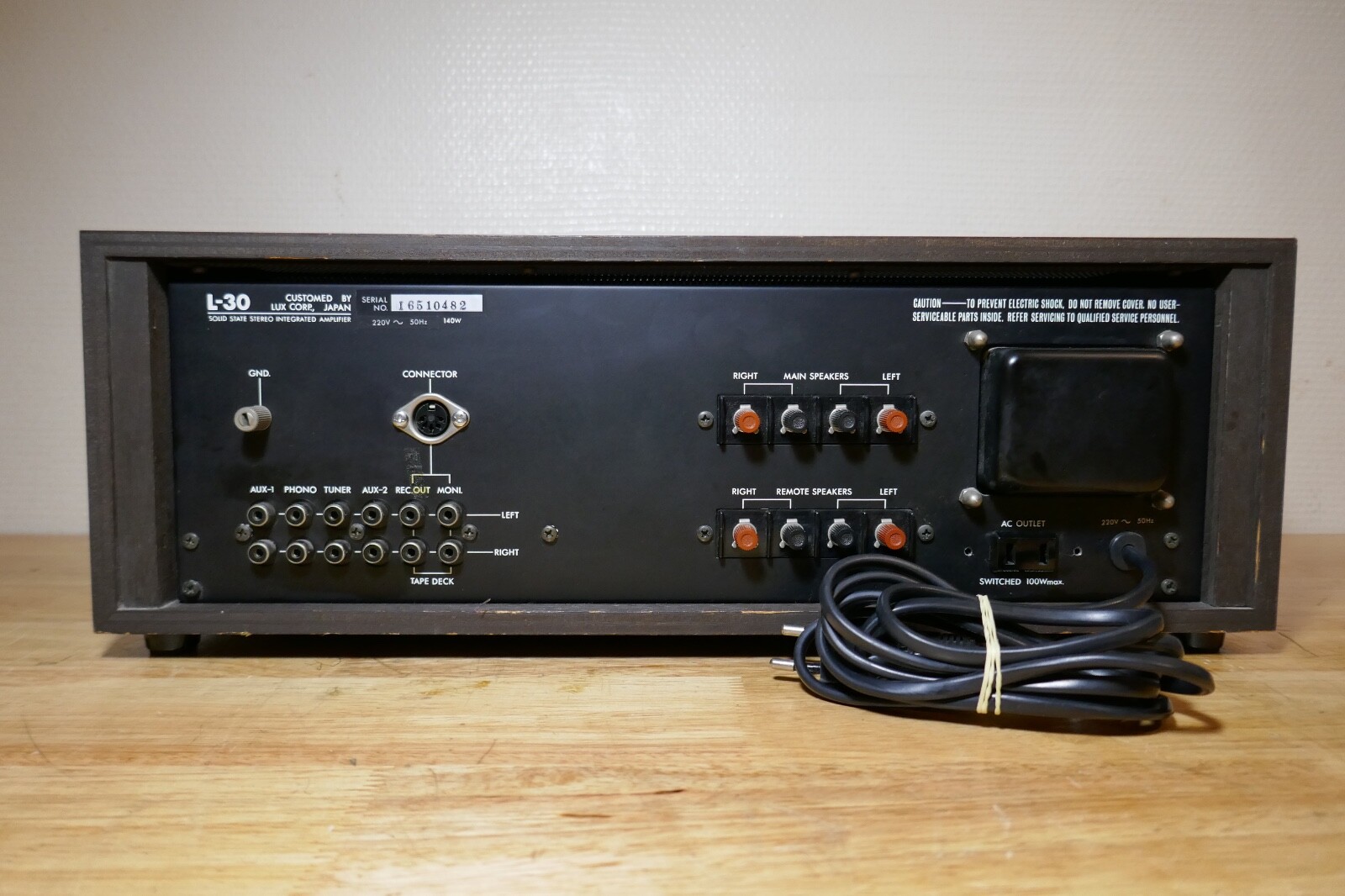 amplificateur amplifier luxman l-30 vintage occasion