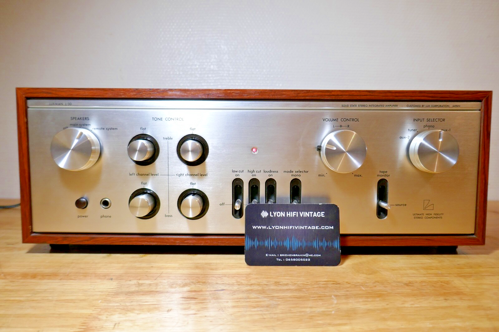 amplificateur amplifier luxman l-30 vintage occasion