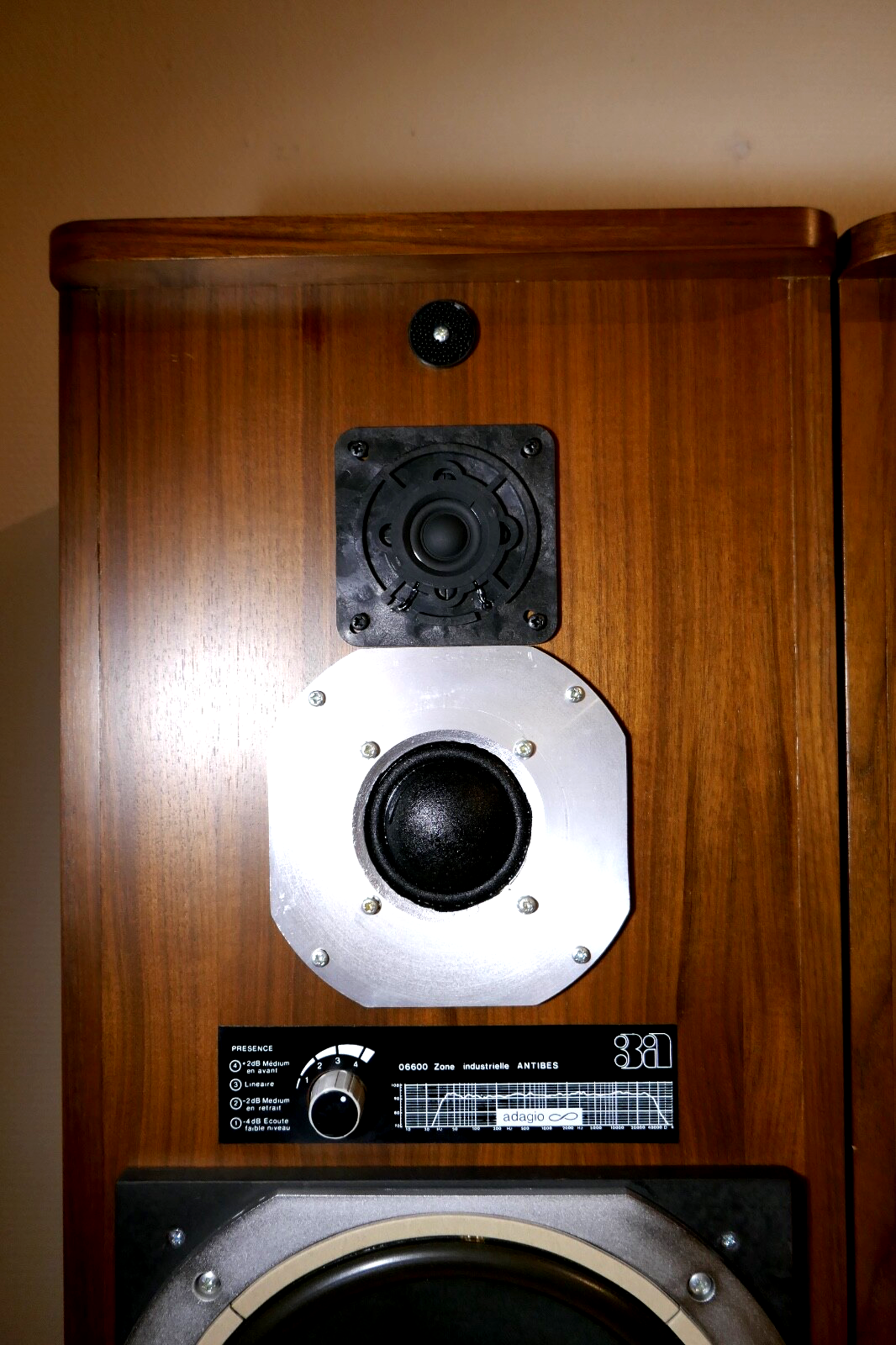 enceintes speakers 3a adagio vintage occasion