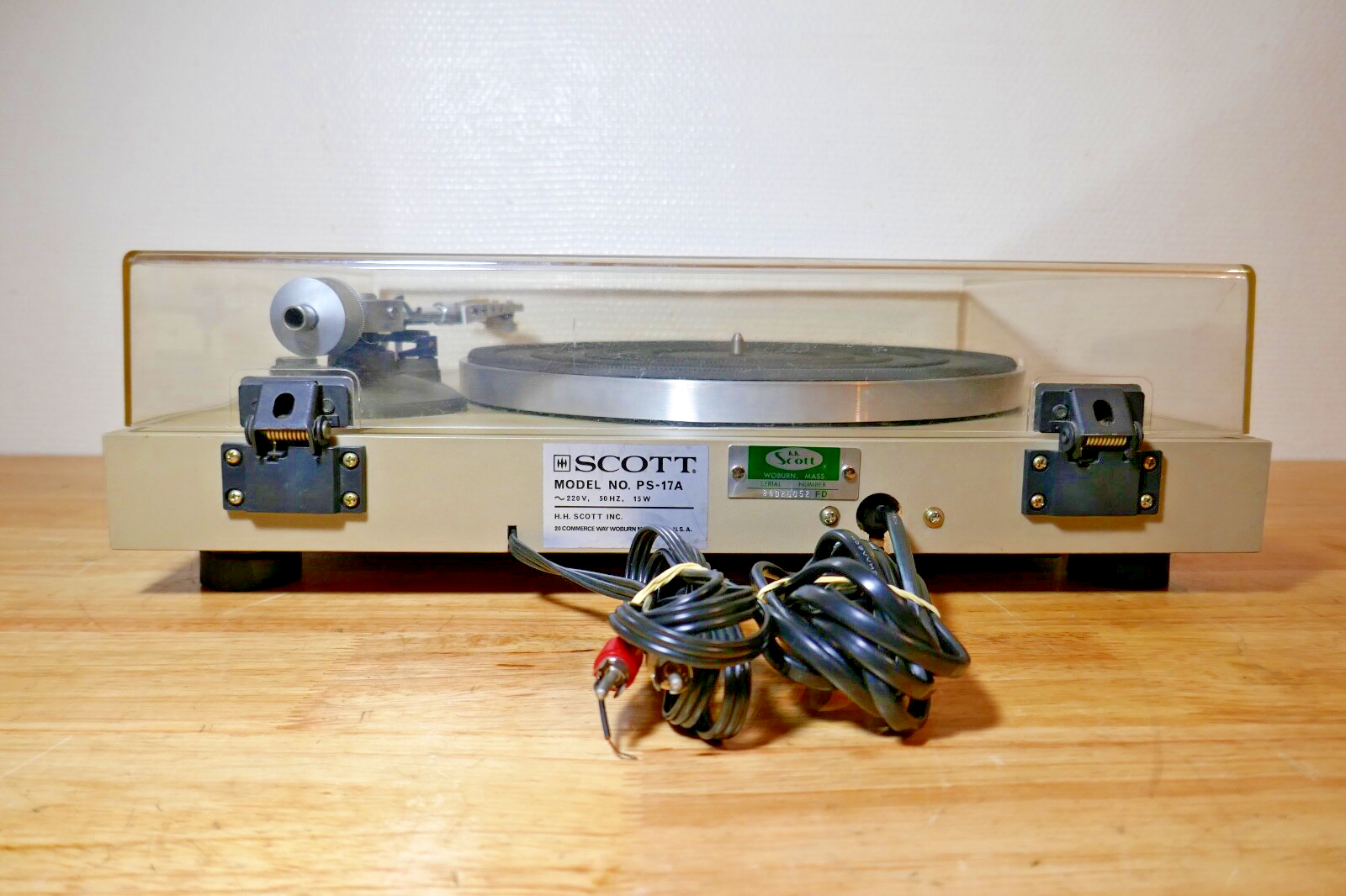 platine vinyle turntable SCOTT PS-17A vintage occasion