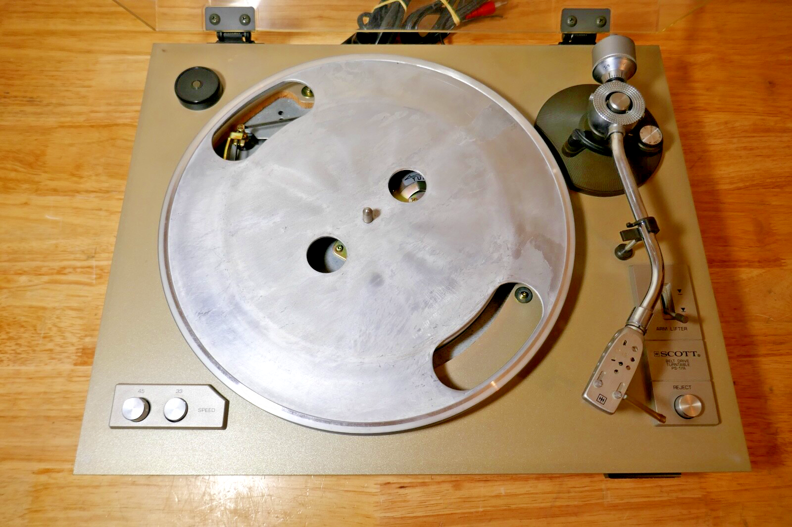 platine vinyle turntable SCOTT PS-17A vintage occasion