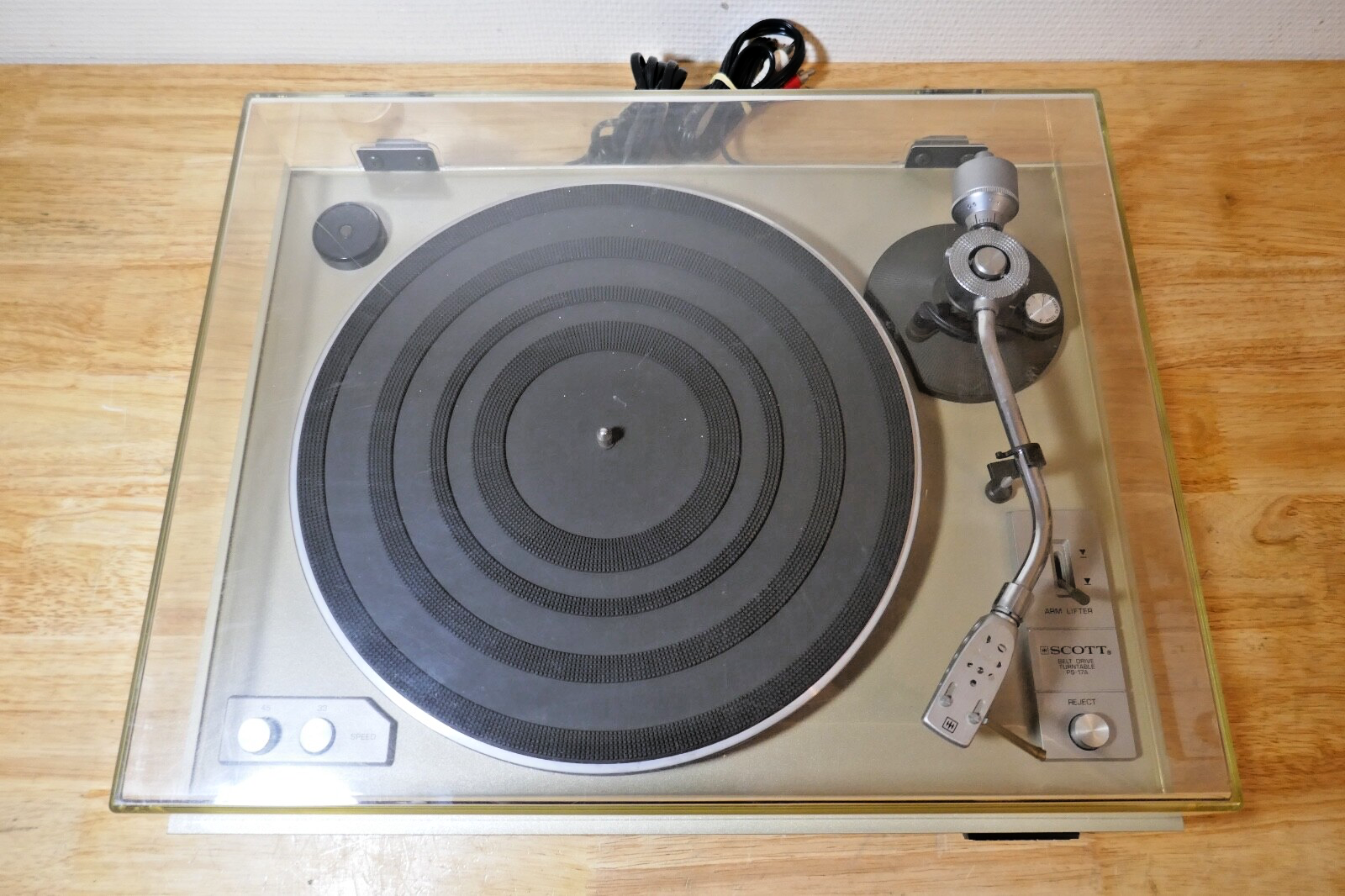 Platine Vinyle Scott PS-17A – Vintage HiFi Courroie