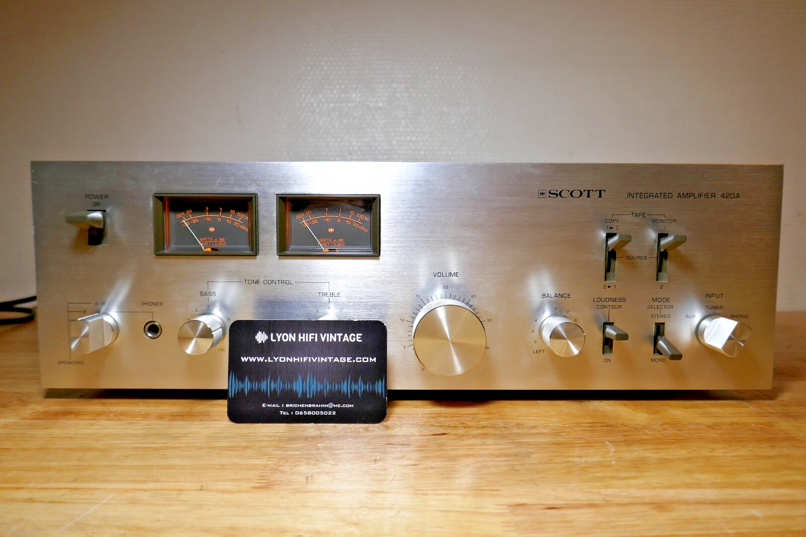 amplificateur amplifier Scott 420a vintage occasion